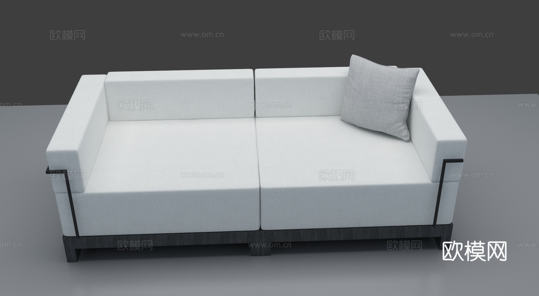 现代沙发 简洁沙发 双人沙发 沙发3d模型