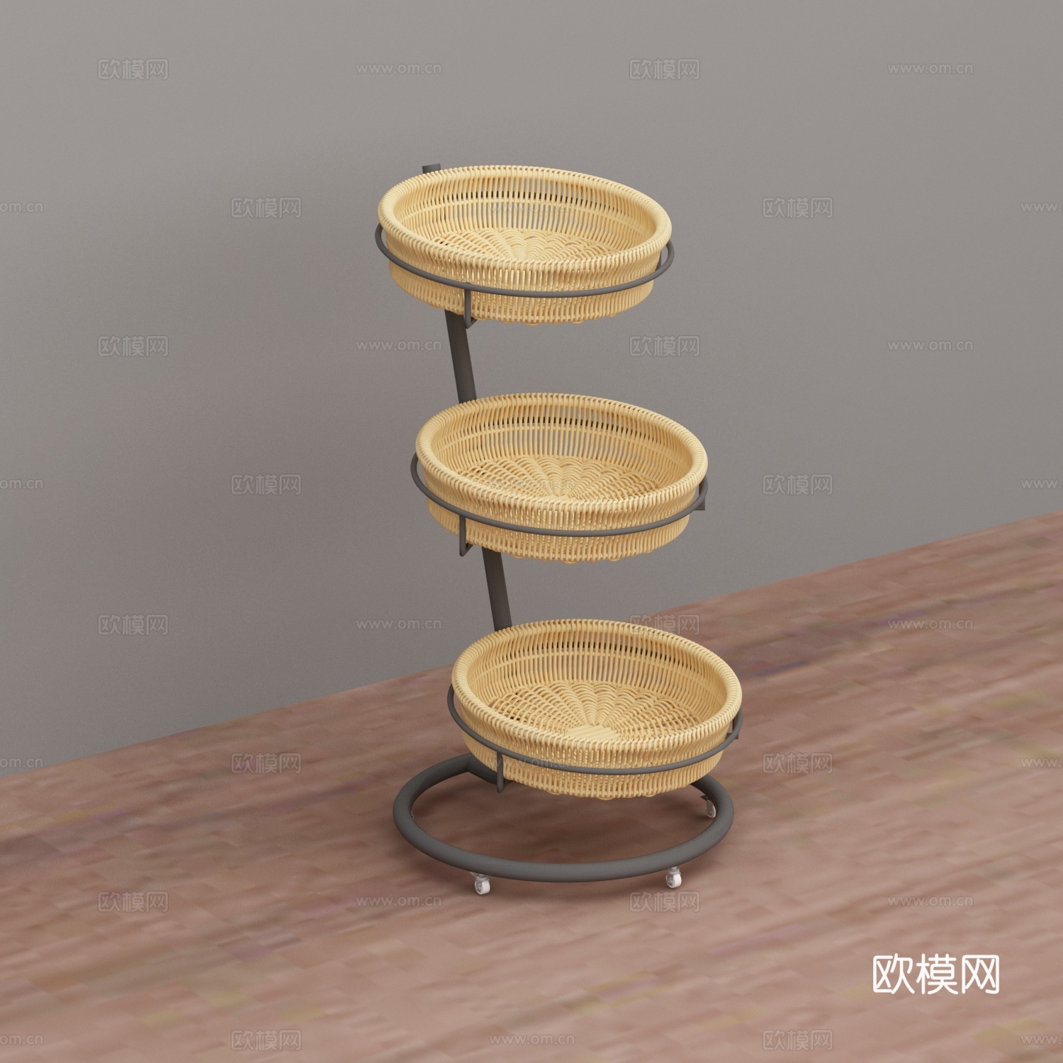 超市便利店滕匡促销架3d模型