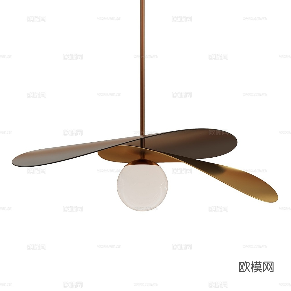 WEST ELM Olivia 吊灯3d模型