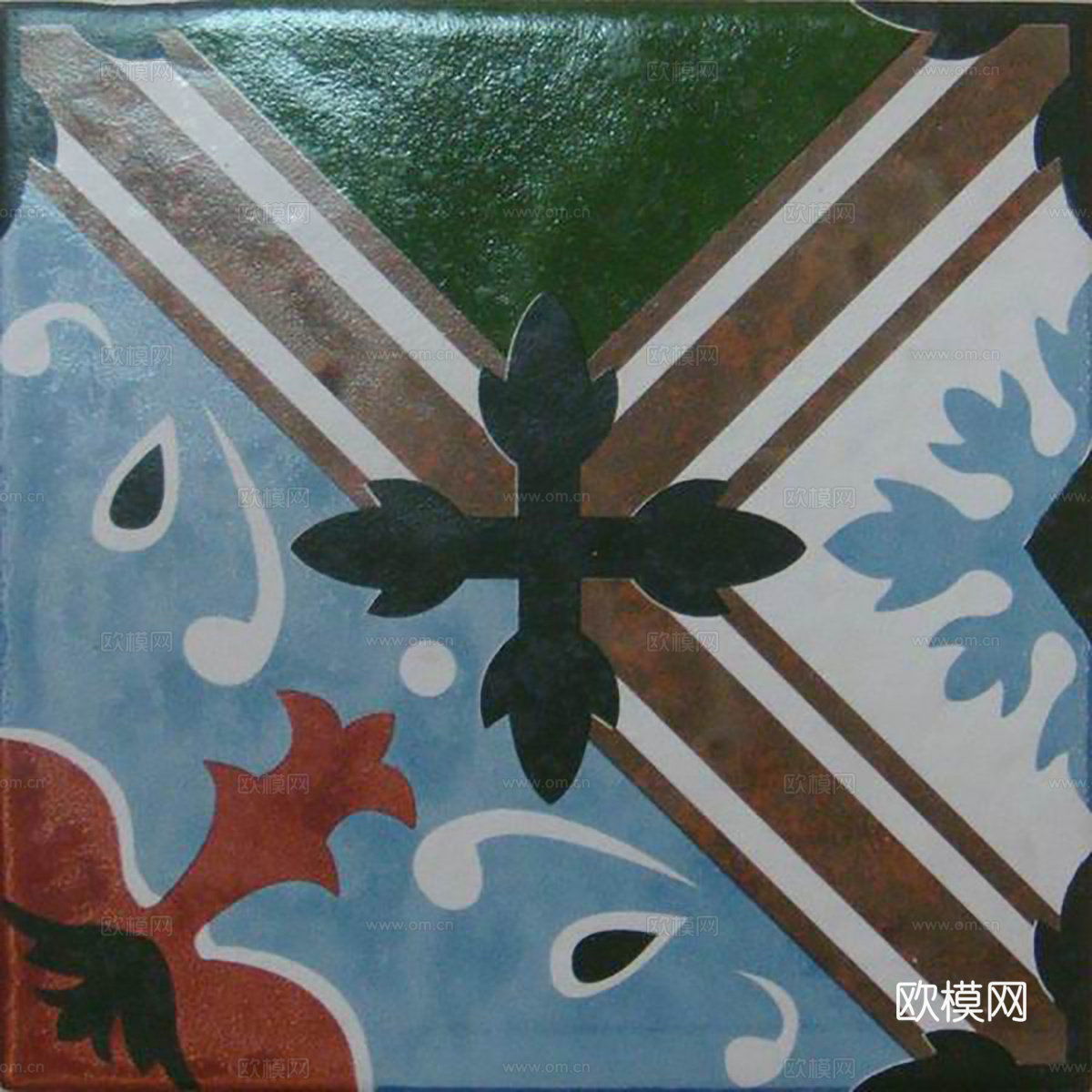 中古复古花砖  石材拼花 厨卫墙砖地砖下载