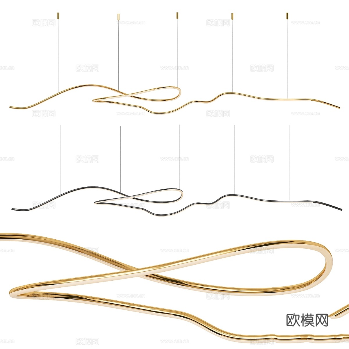 黄铜感官灯3d模型