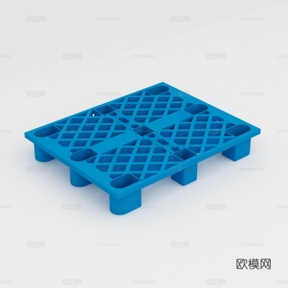 超市便利店塑料托盘地堆3d模型