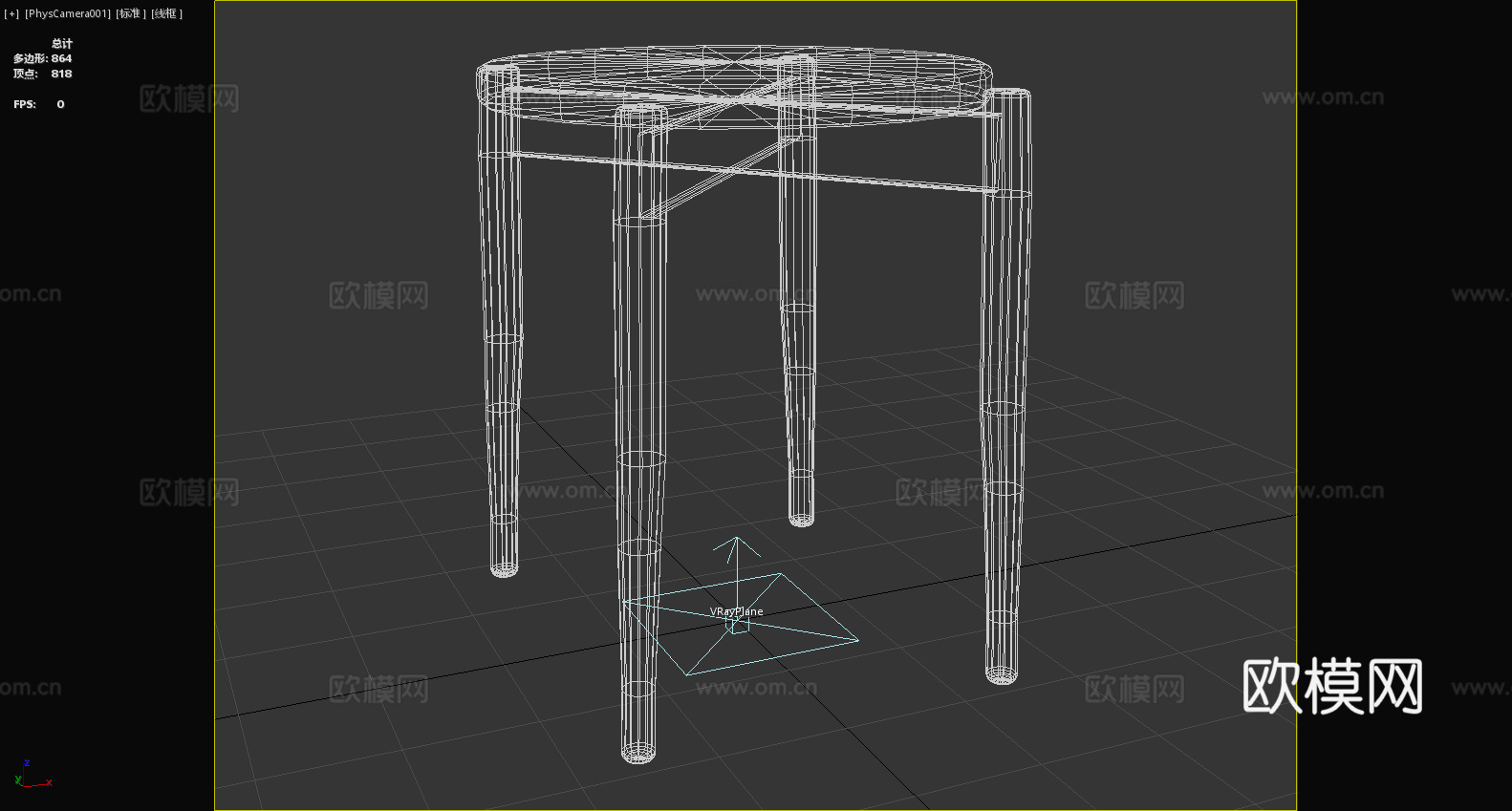 凳子 坐凳 木凳3d模型