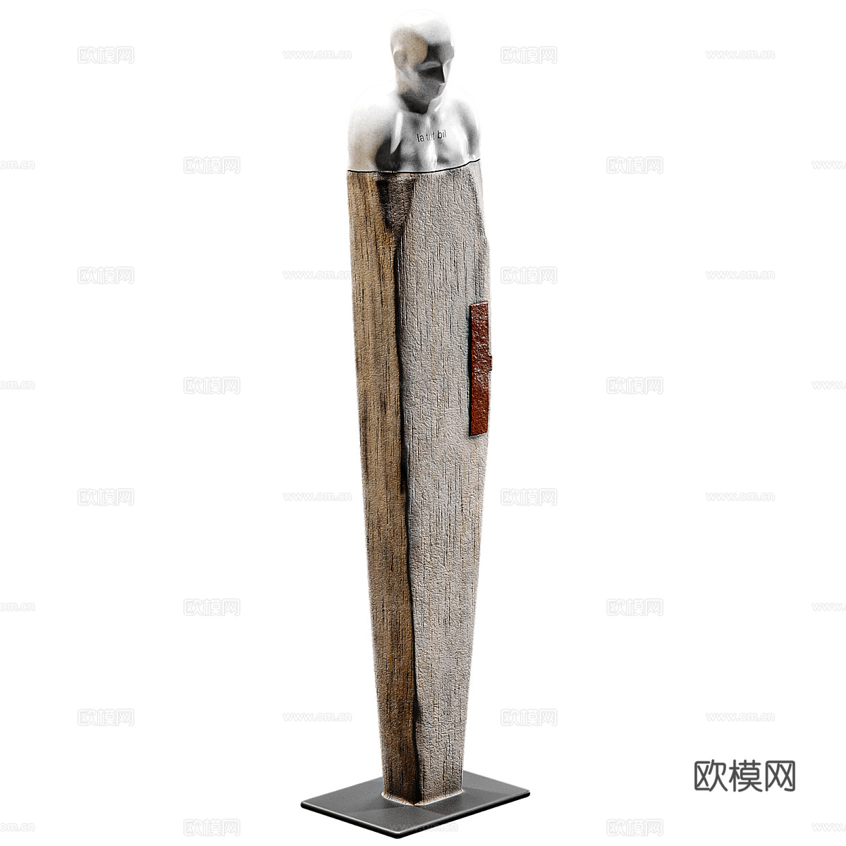 现代意式抽象雕塑 艺术雕塑3d模型