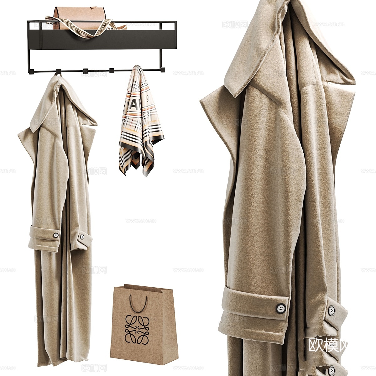 走廊装饰3d模型下载