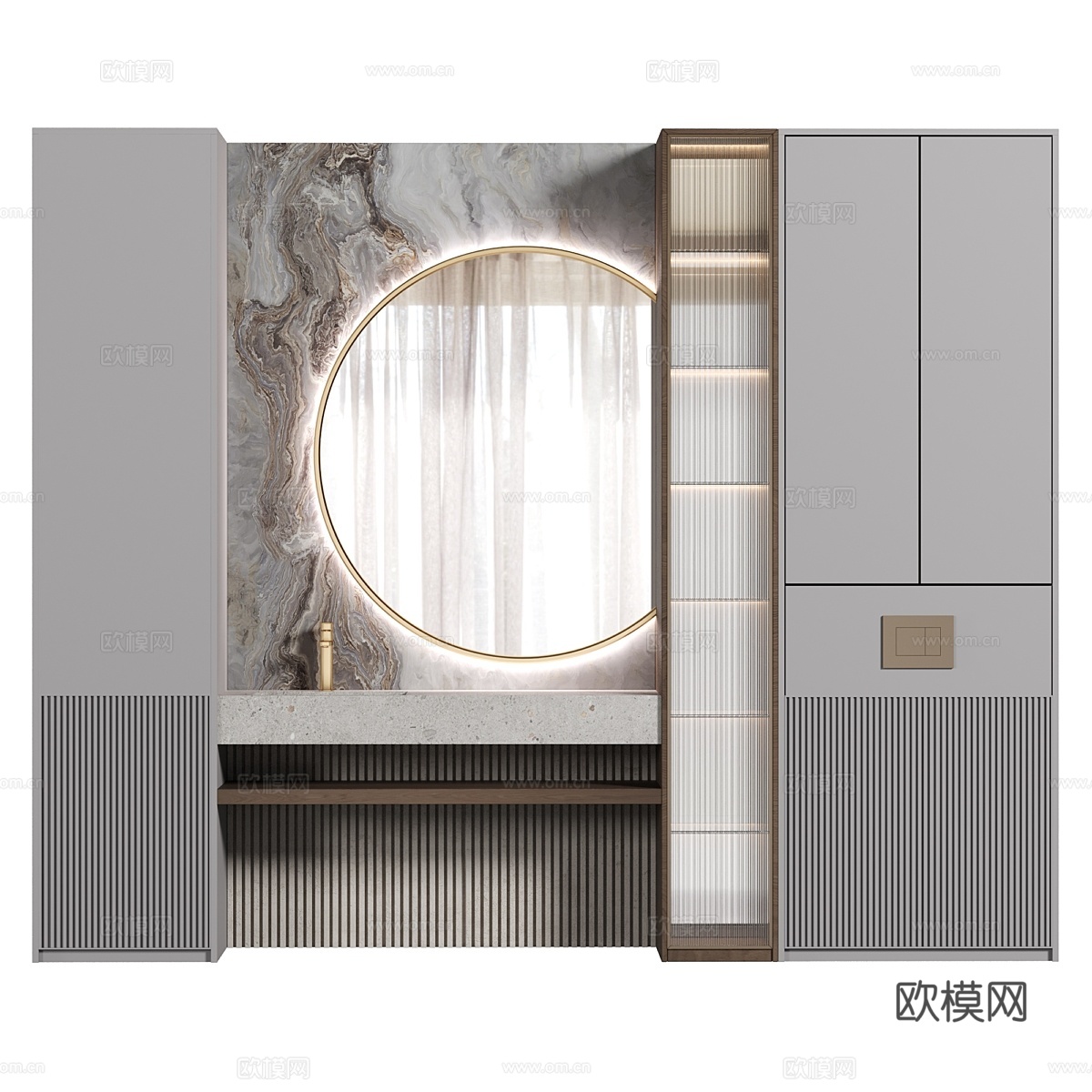 浴室家具 01493d模型