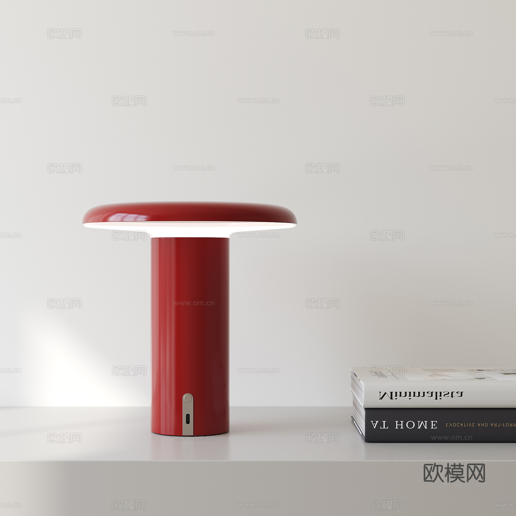 现代简约台灯su模型
