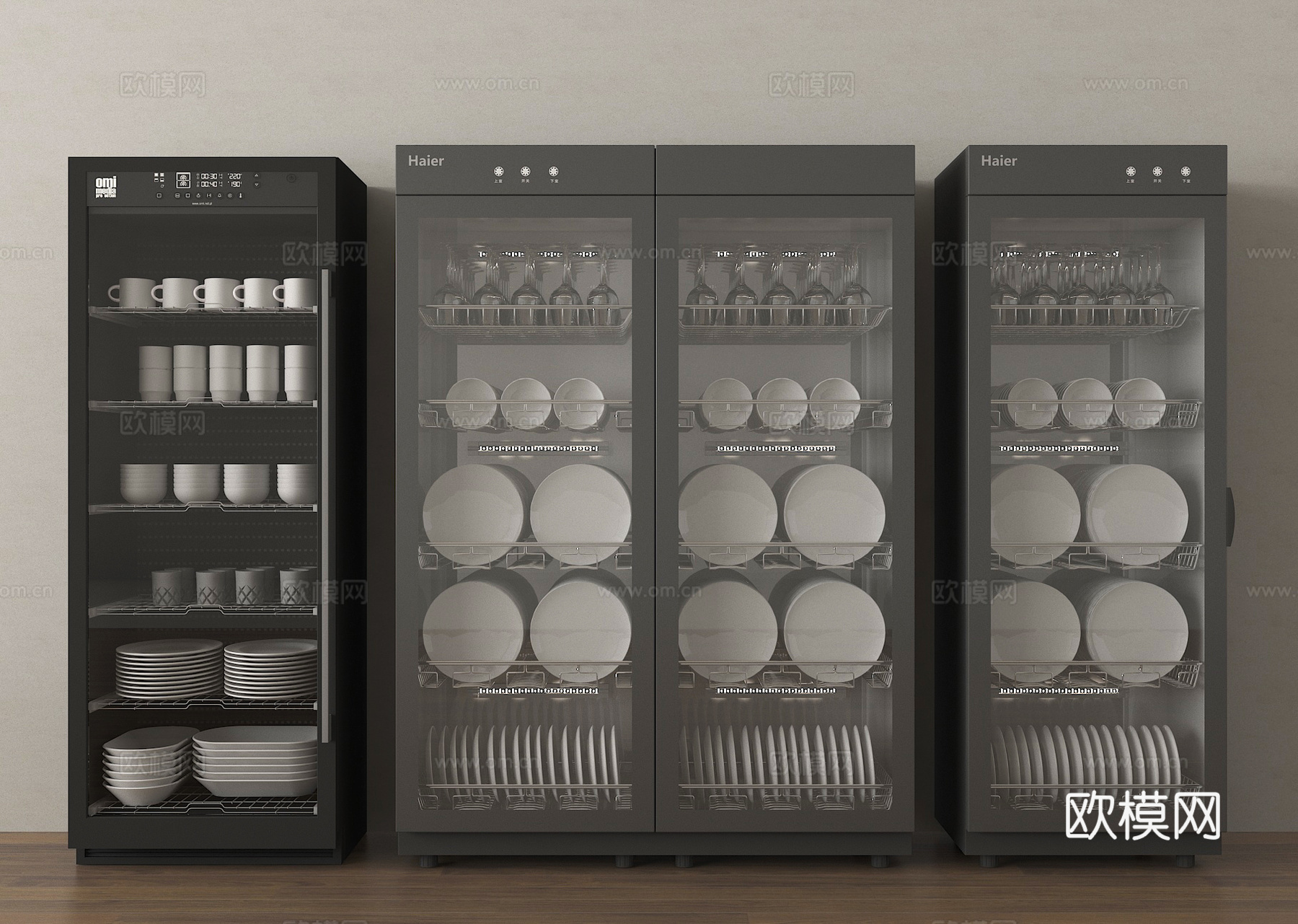 消毒柜 餐具柜su模型