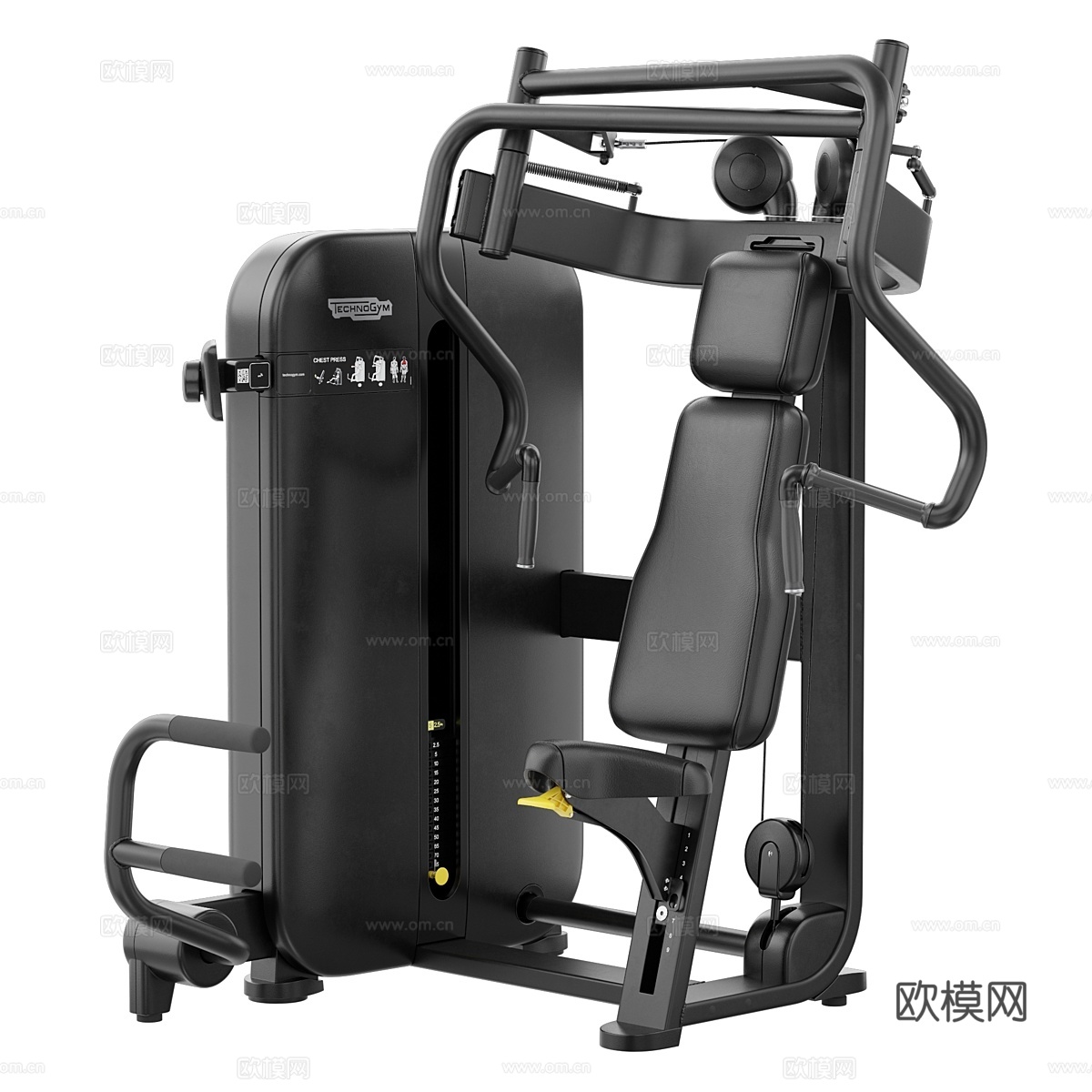 Technogym Artis 胸肌推举机3d模型