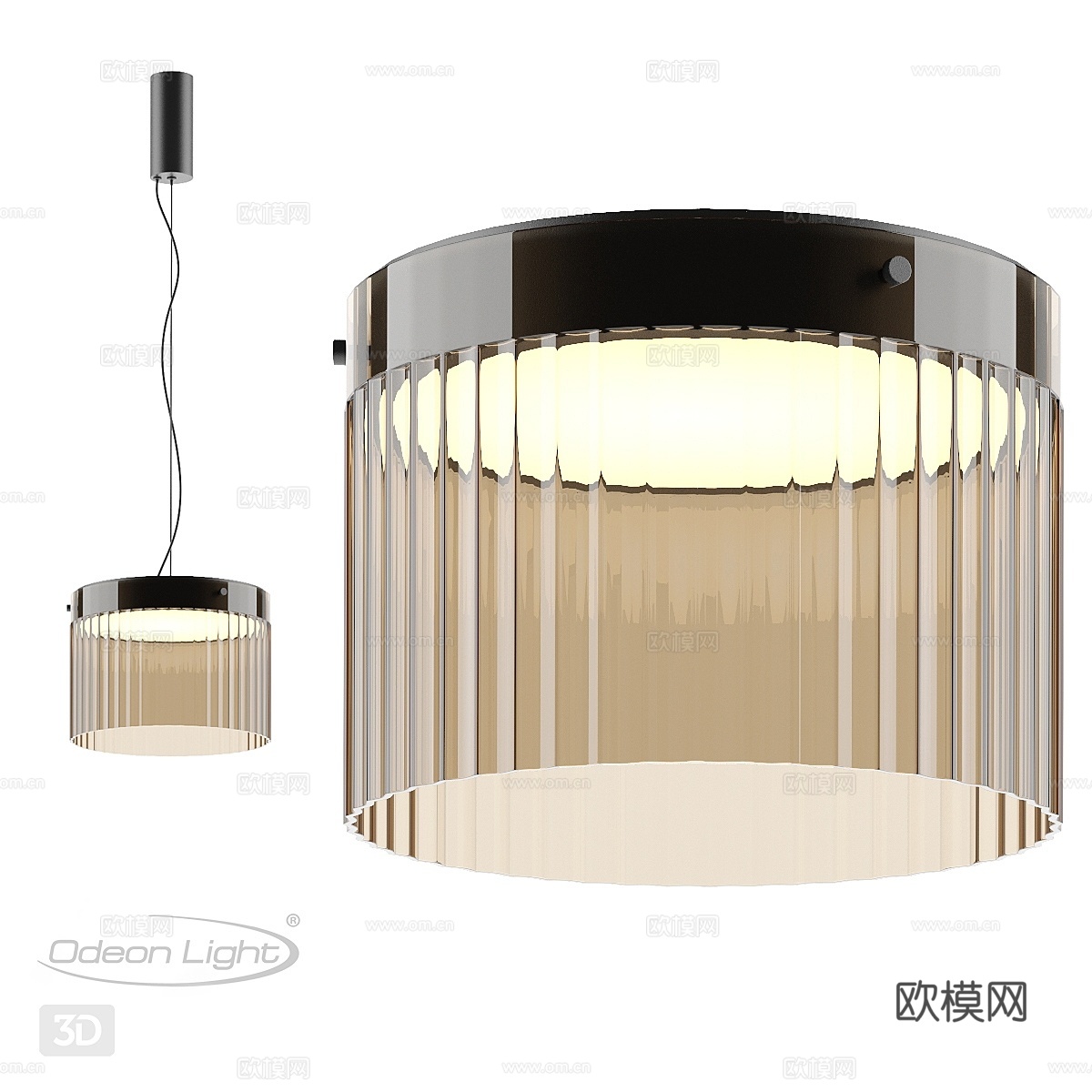 Odeon 灯 5047 24LC, 5047 24L PI3d模型