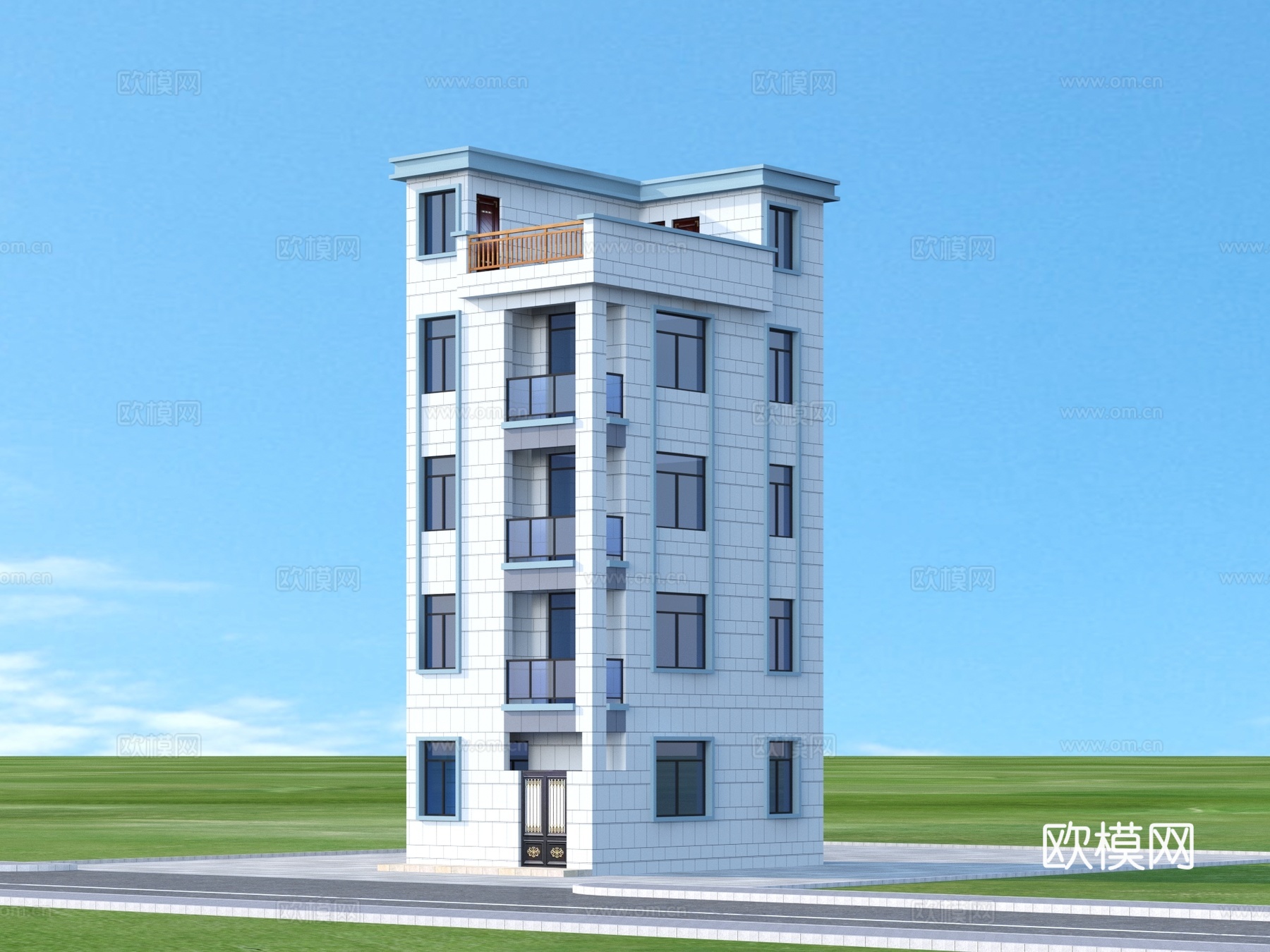 民房 私宅 住宅 建筑 效果图su模型