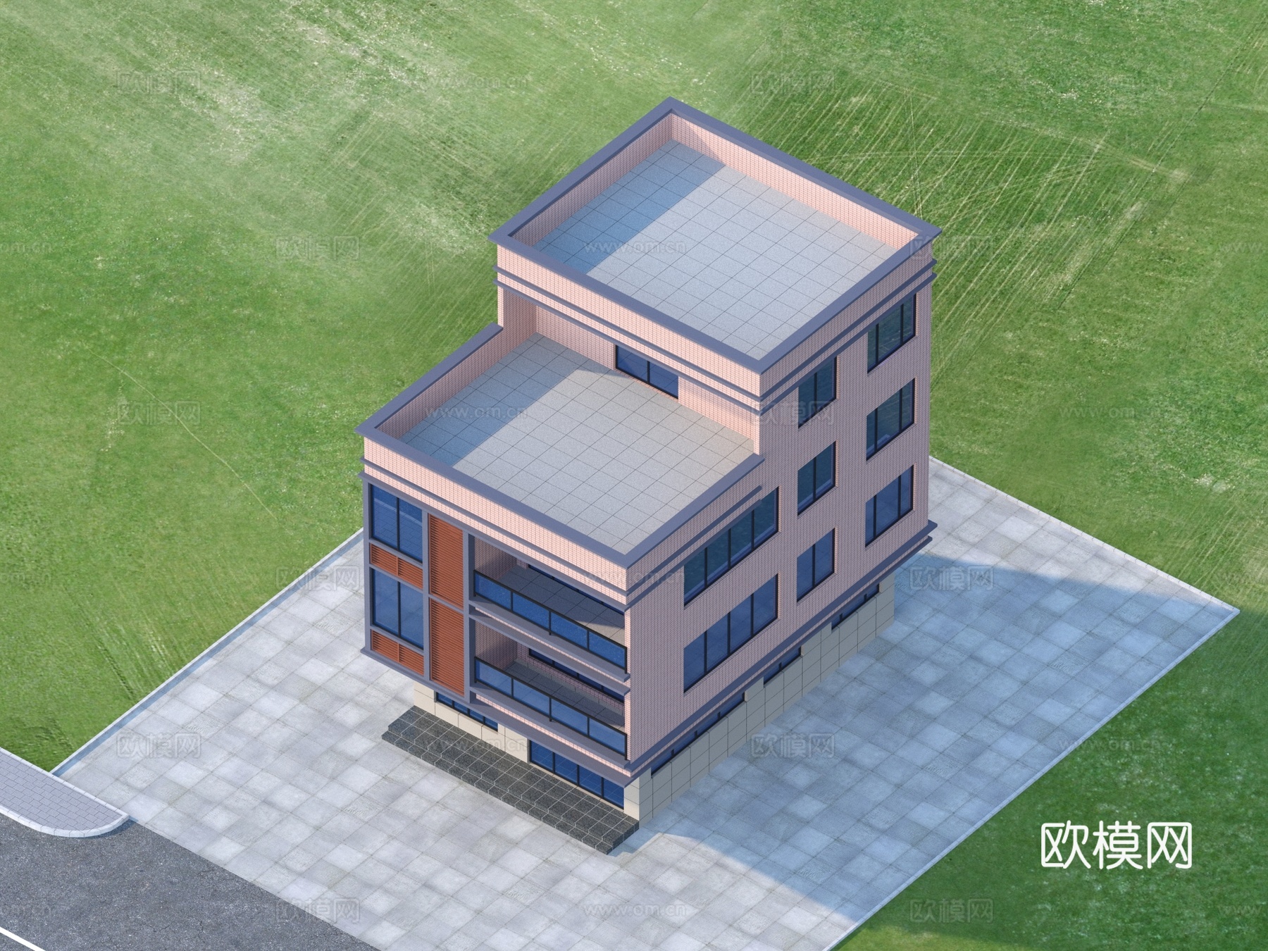 民房 私宅 住宅 建筑 效果图3d模型