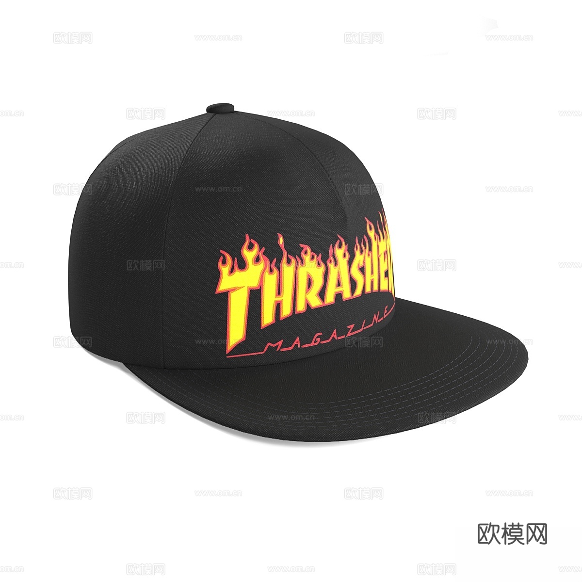 Thrasher 帽3d模型