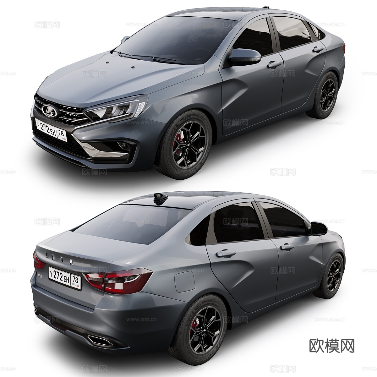 Lada Vesta 20233d模型