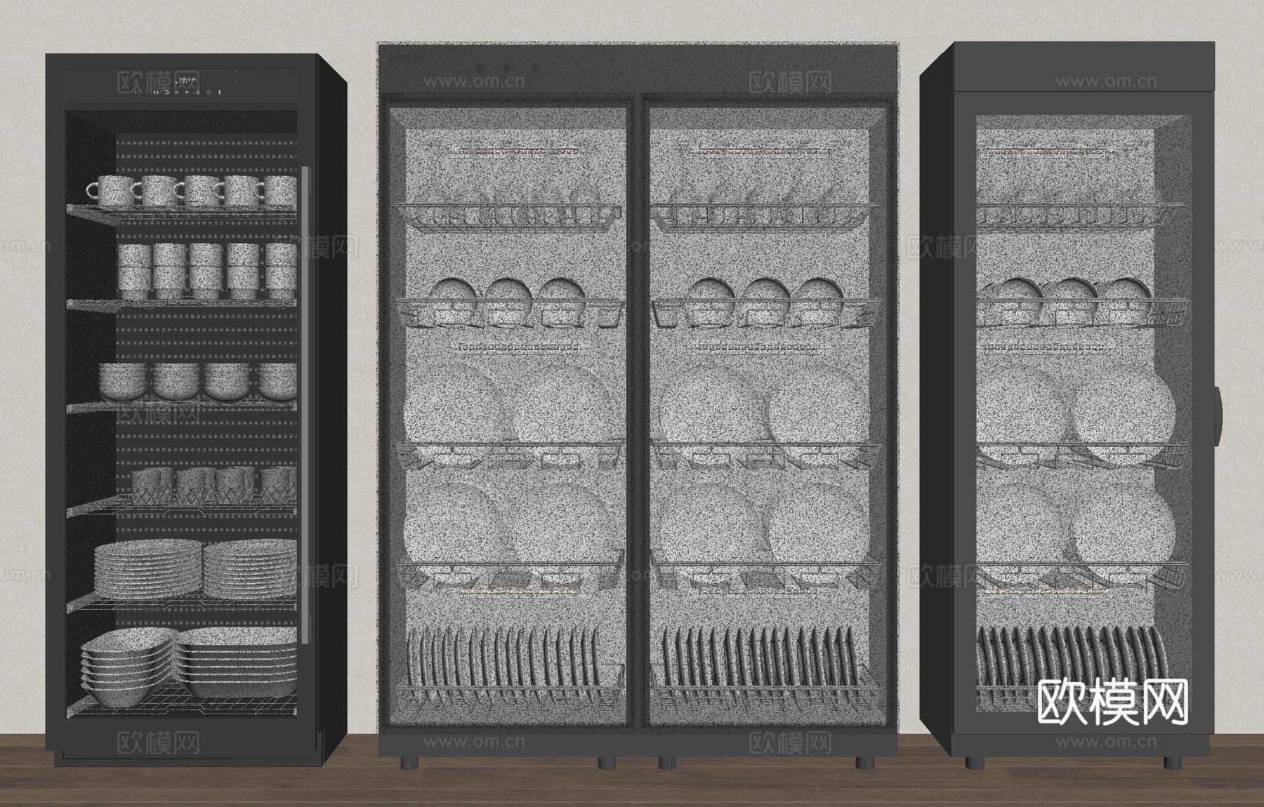 消毒柜 餐具柜su模型