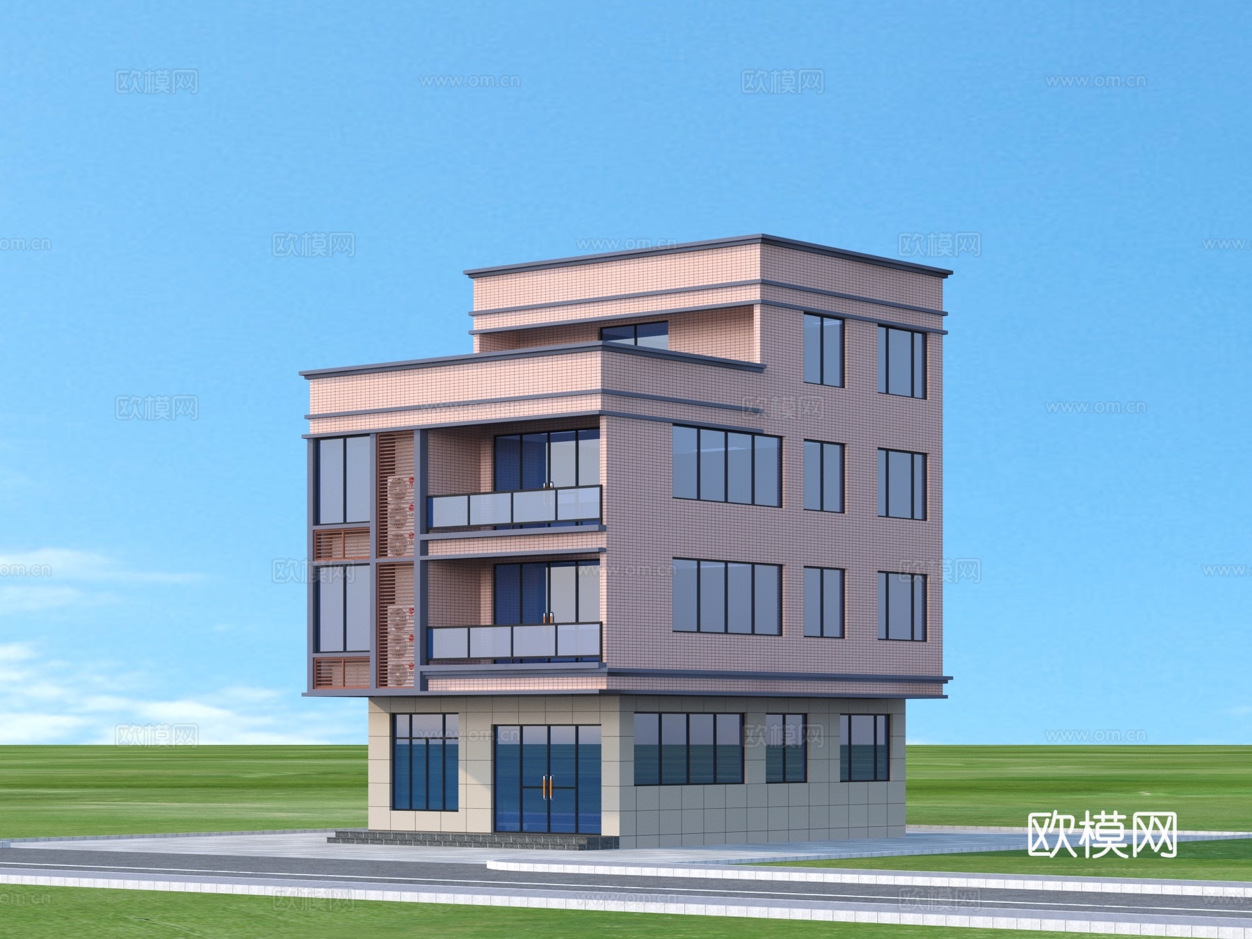 民房 私宅 住宅 建筑 效果图3d模型