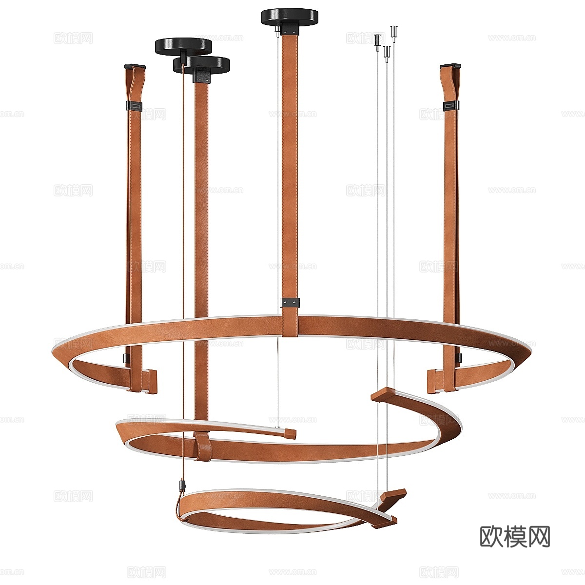 菲诺皮吊灯3d模型