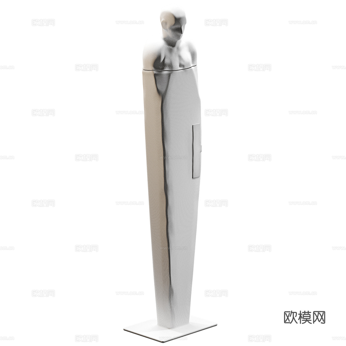 现代意式抽象雕塑 艺术雕塑3d模型
