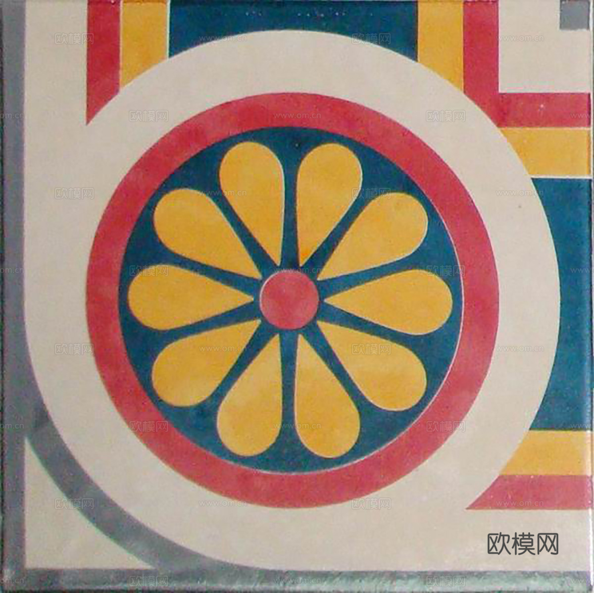 中古复古花砖  石材拼花 厨卫墙砖地砖