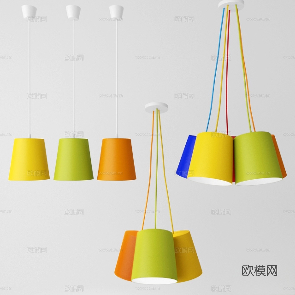 儿童吊灯 TK 照明3d模型