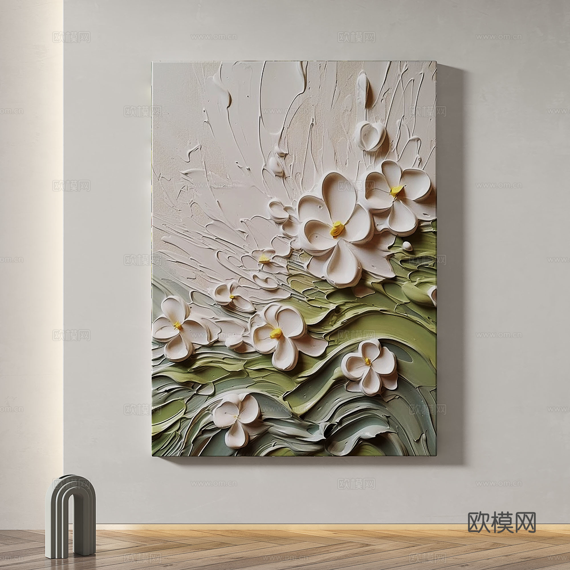 现代，轻奢，侘寂，肌理，奶油风，简约，抽象，立体，装饰画3d模型