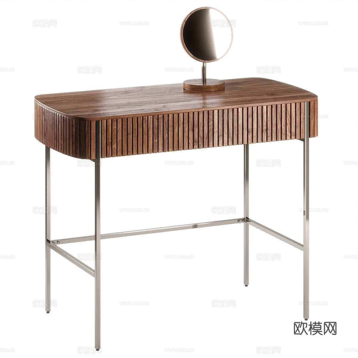 Camilla AM.PM 带镜子卫生间桌3d模型