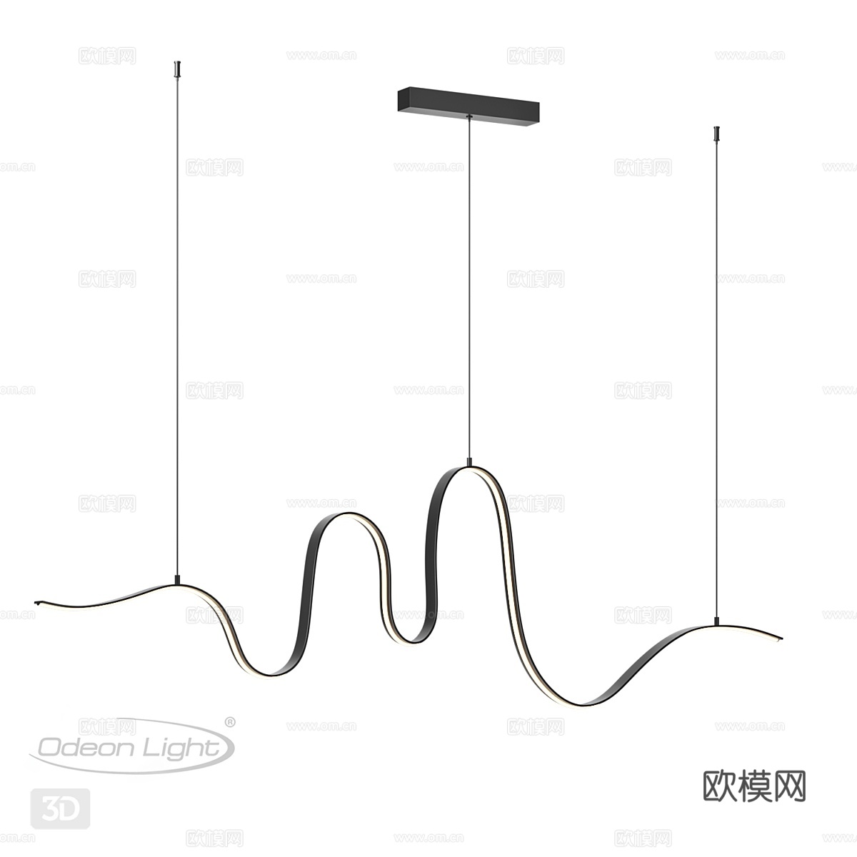 奥德翁灯具 7025 52L NASTRO3d模型