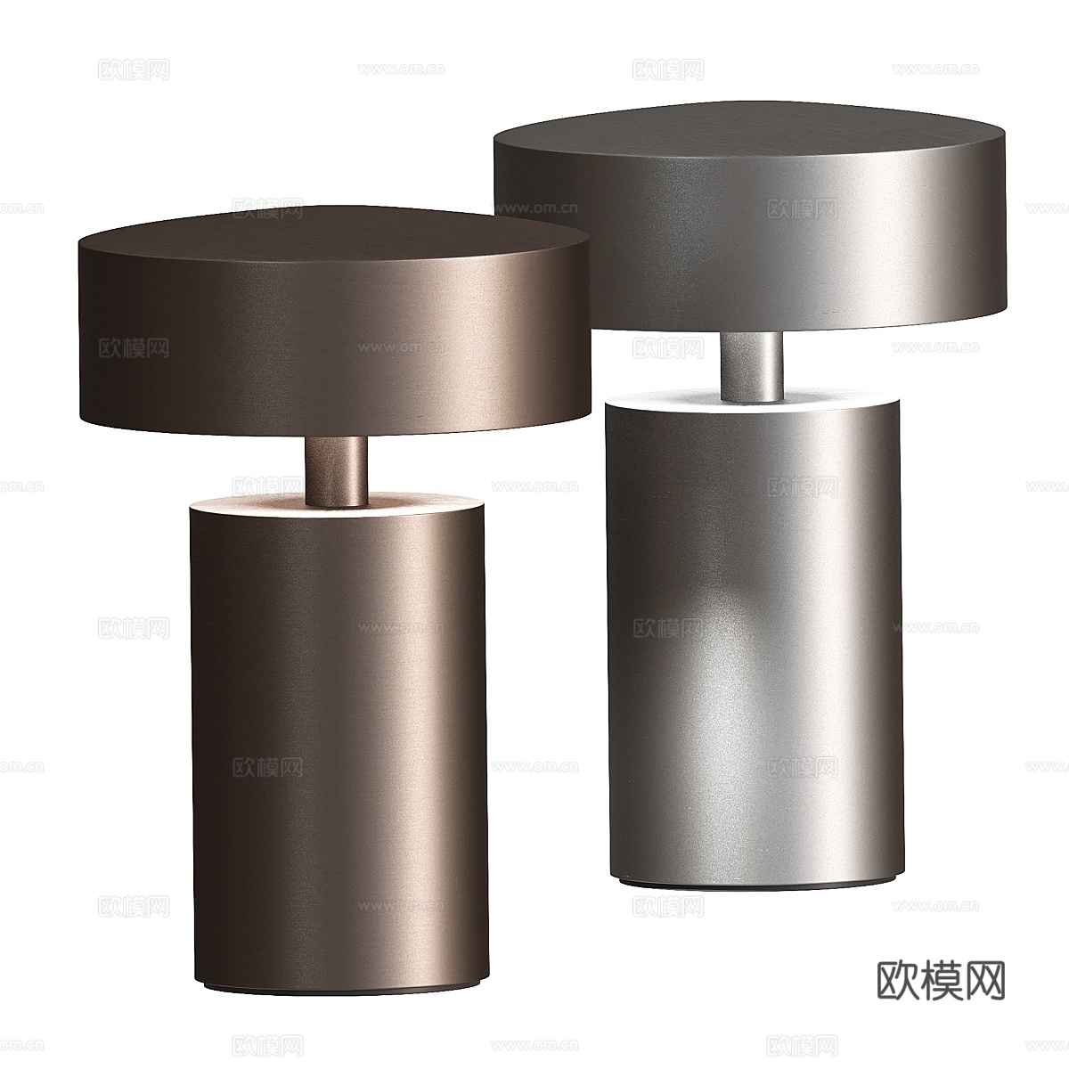 菜单柱便携式台灯3d模型