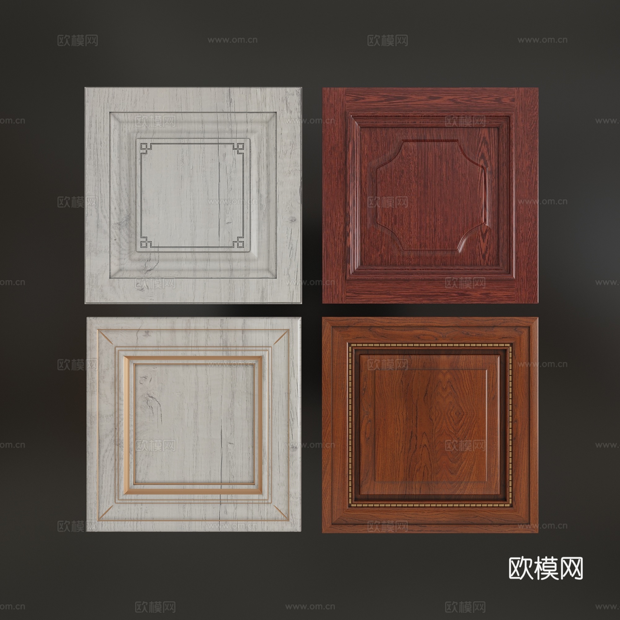 家具常用掩门3d模型