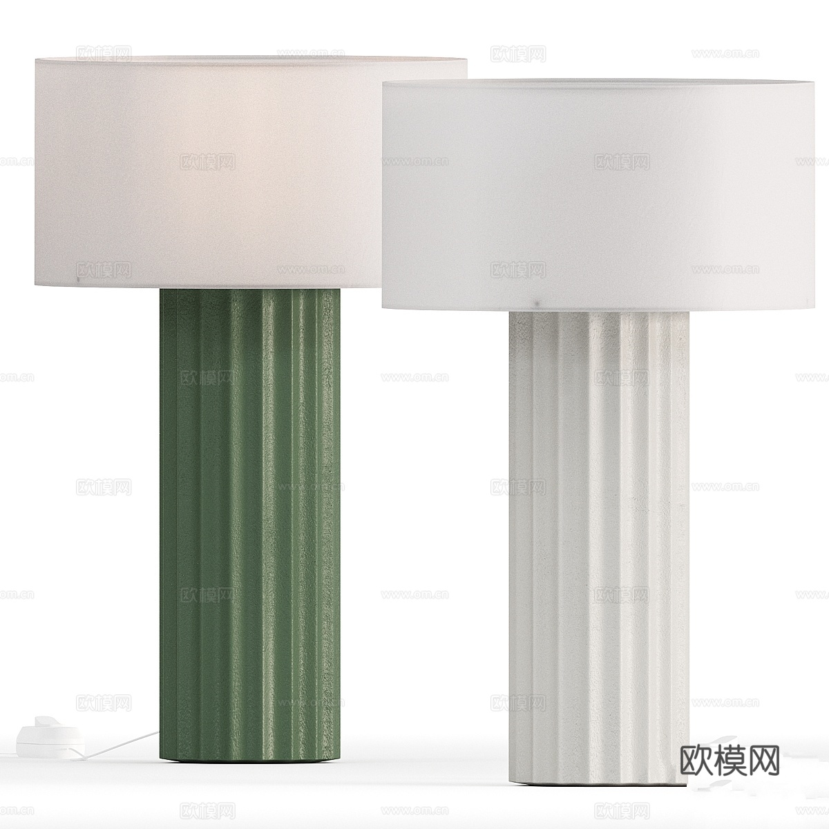 Milk &amp; Sugar Cooper 台灯3d模型