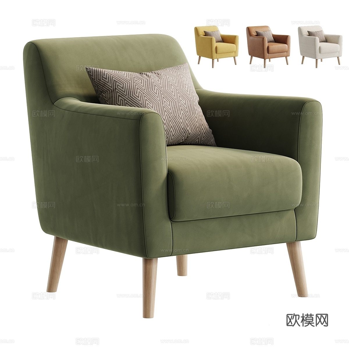 Odense 靠背椅 by Divan.ru3d模型