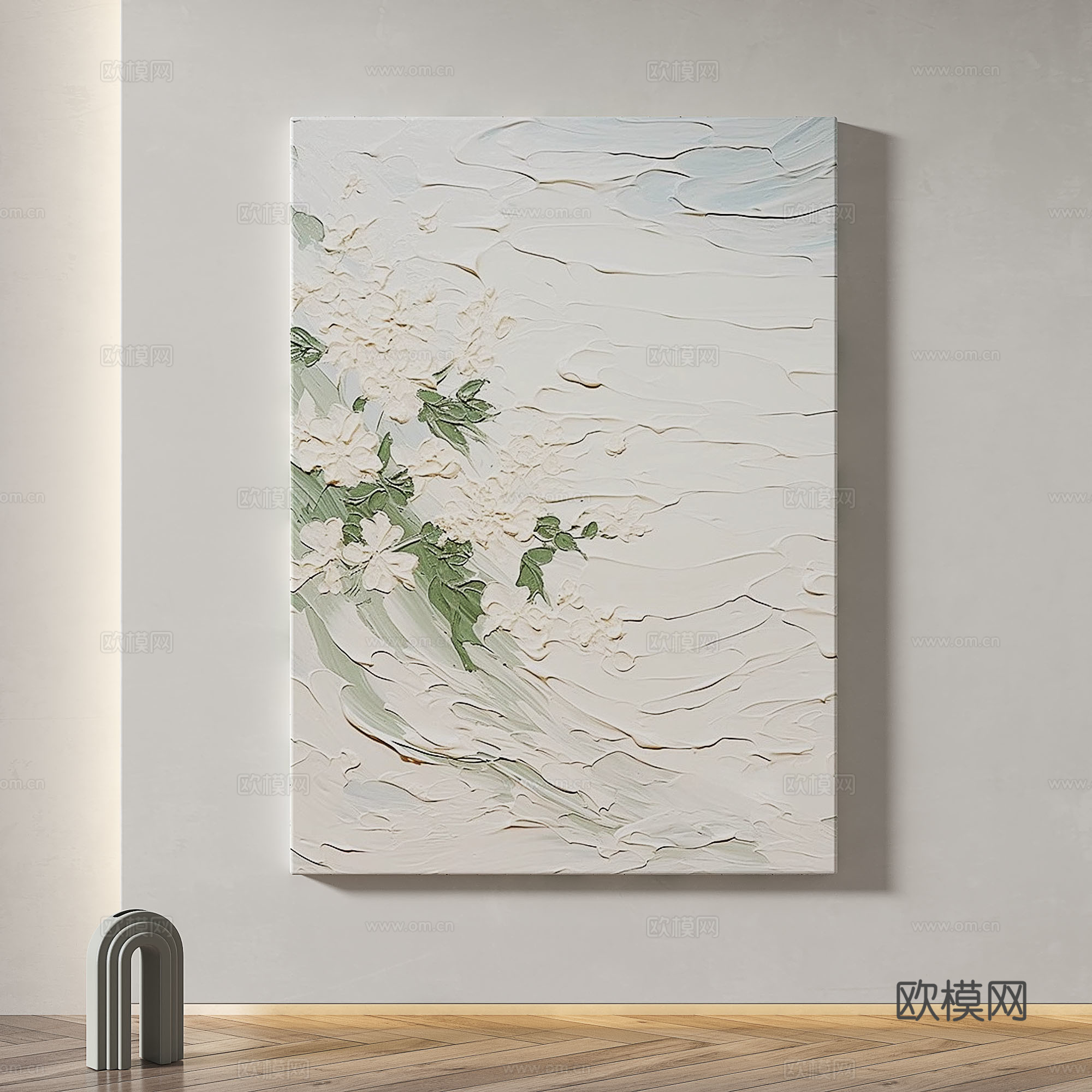 现代，轻奢，侘寂，肌理，奶油风，简约，抽象，立体，装饰画3d模型