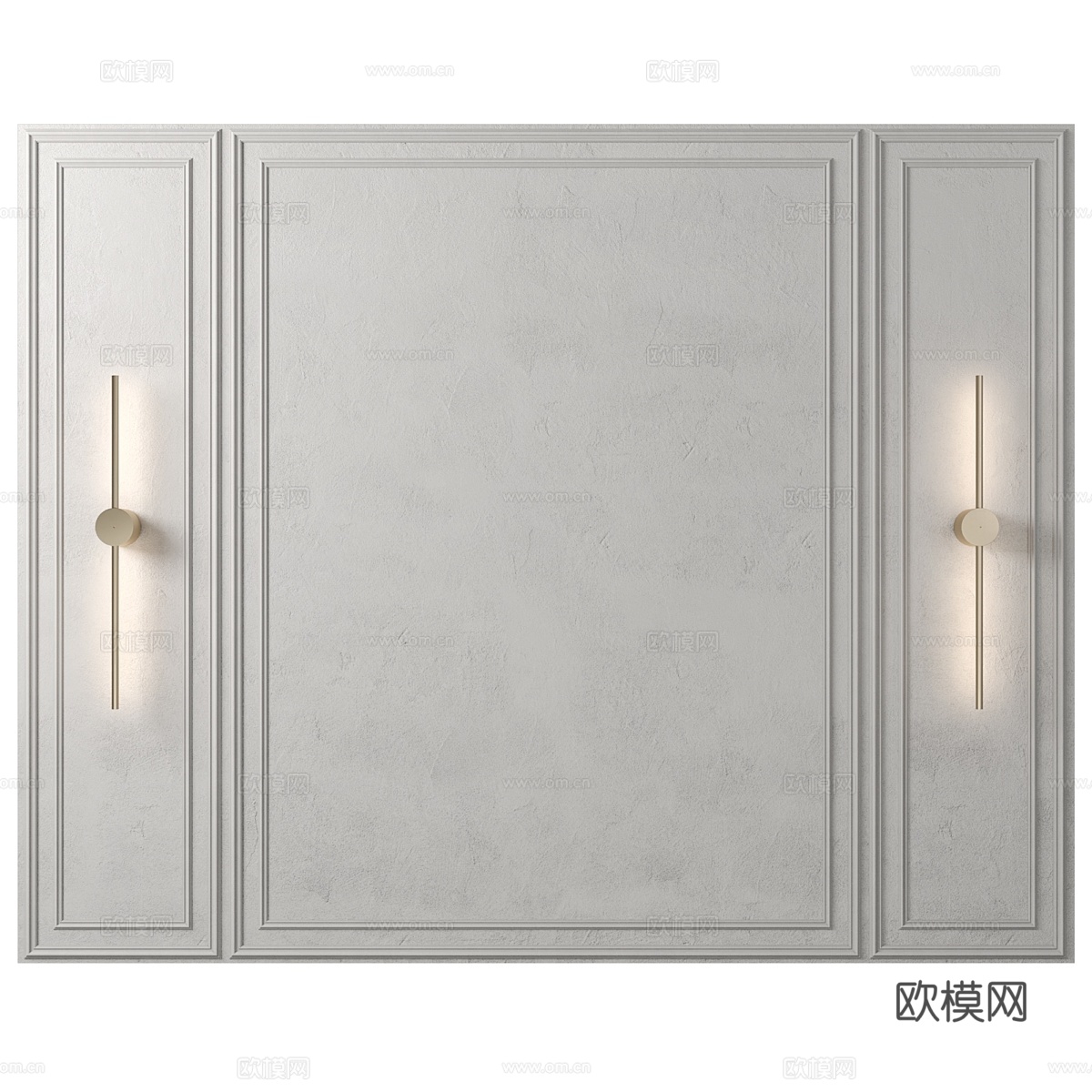 装饰墙3d模型