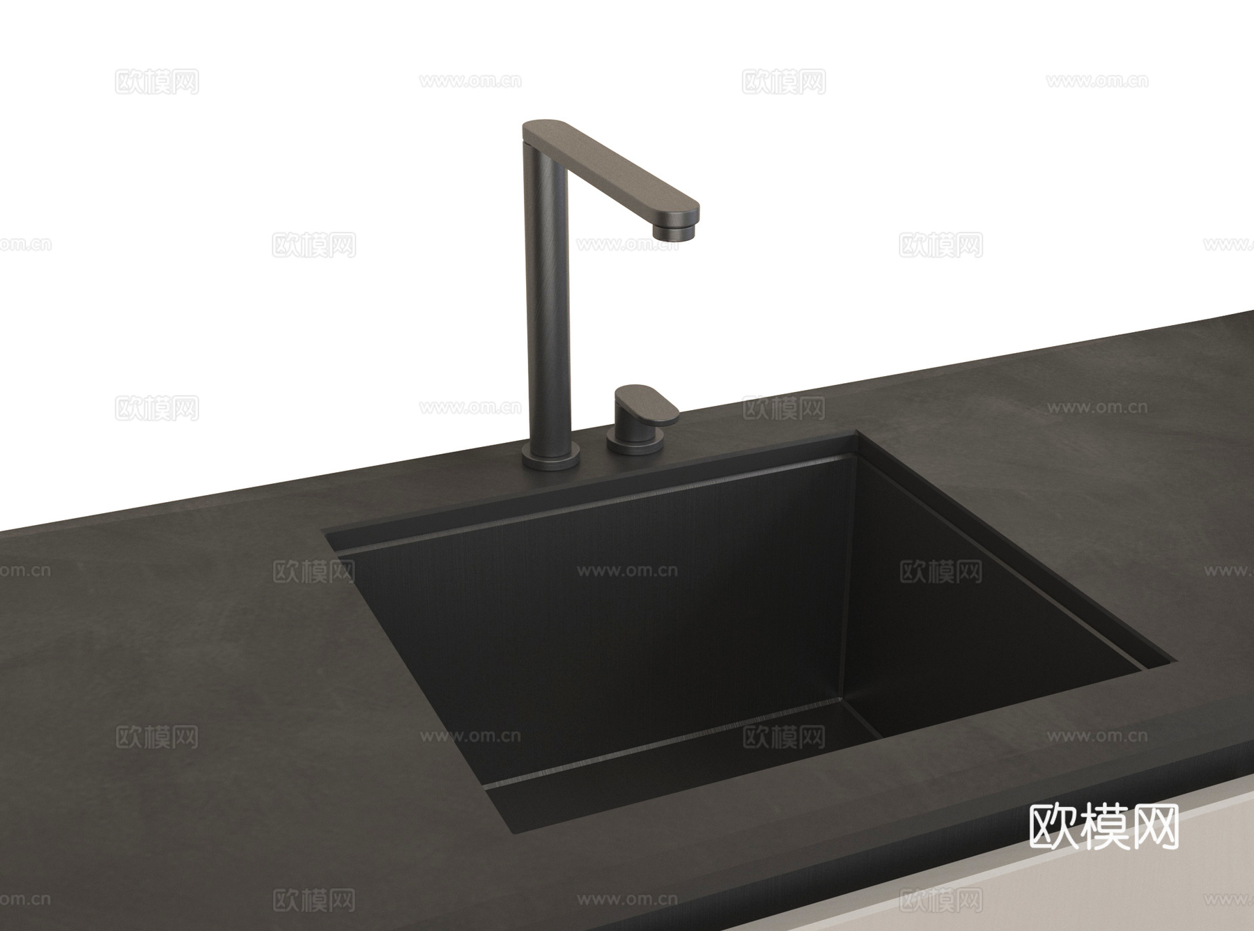 现代水槽 不锈钢水槽 水龙头 洗菜盆3d模型