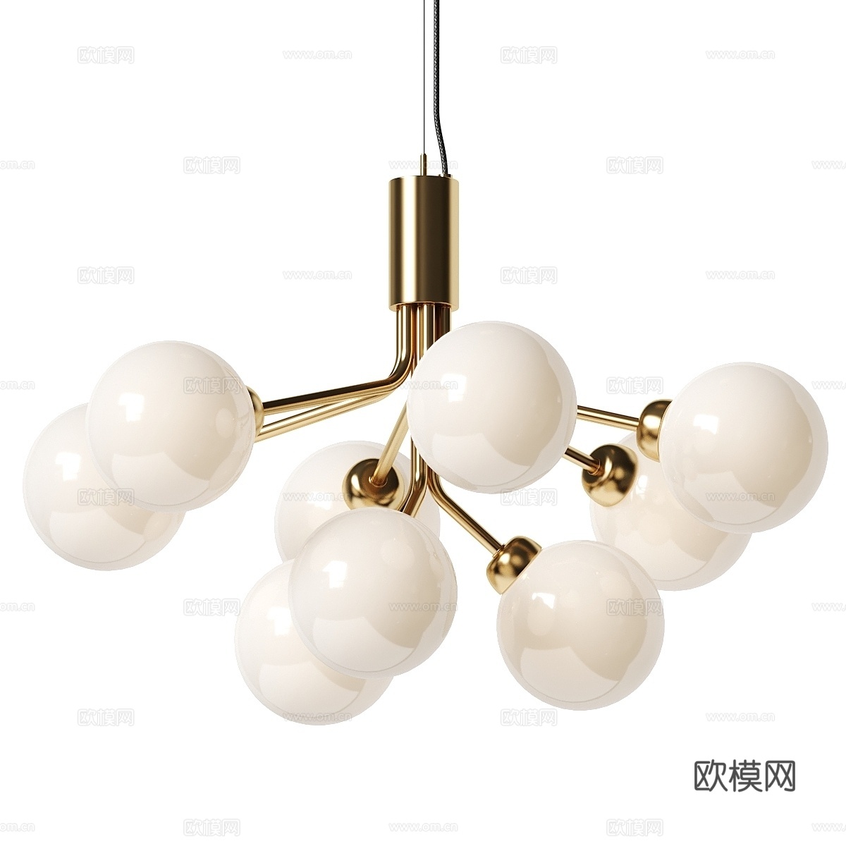 Nuura APIALES 金色3d模型