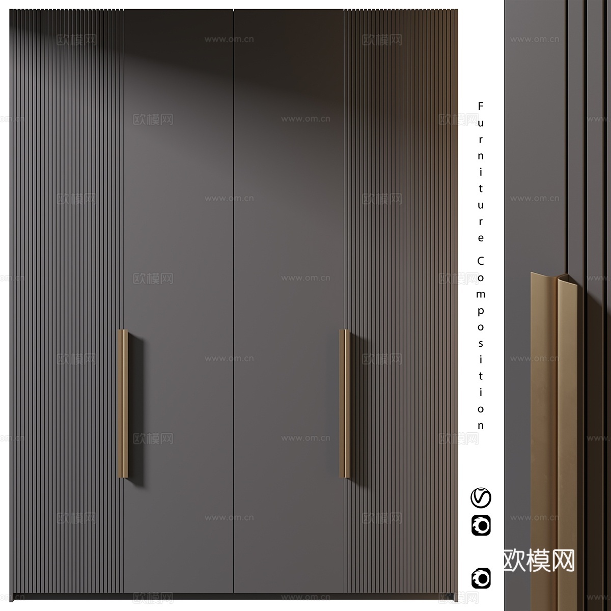 家具组合 5483d模型