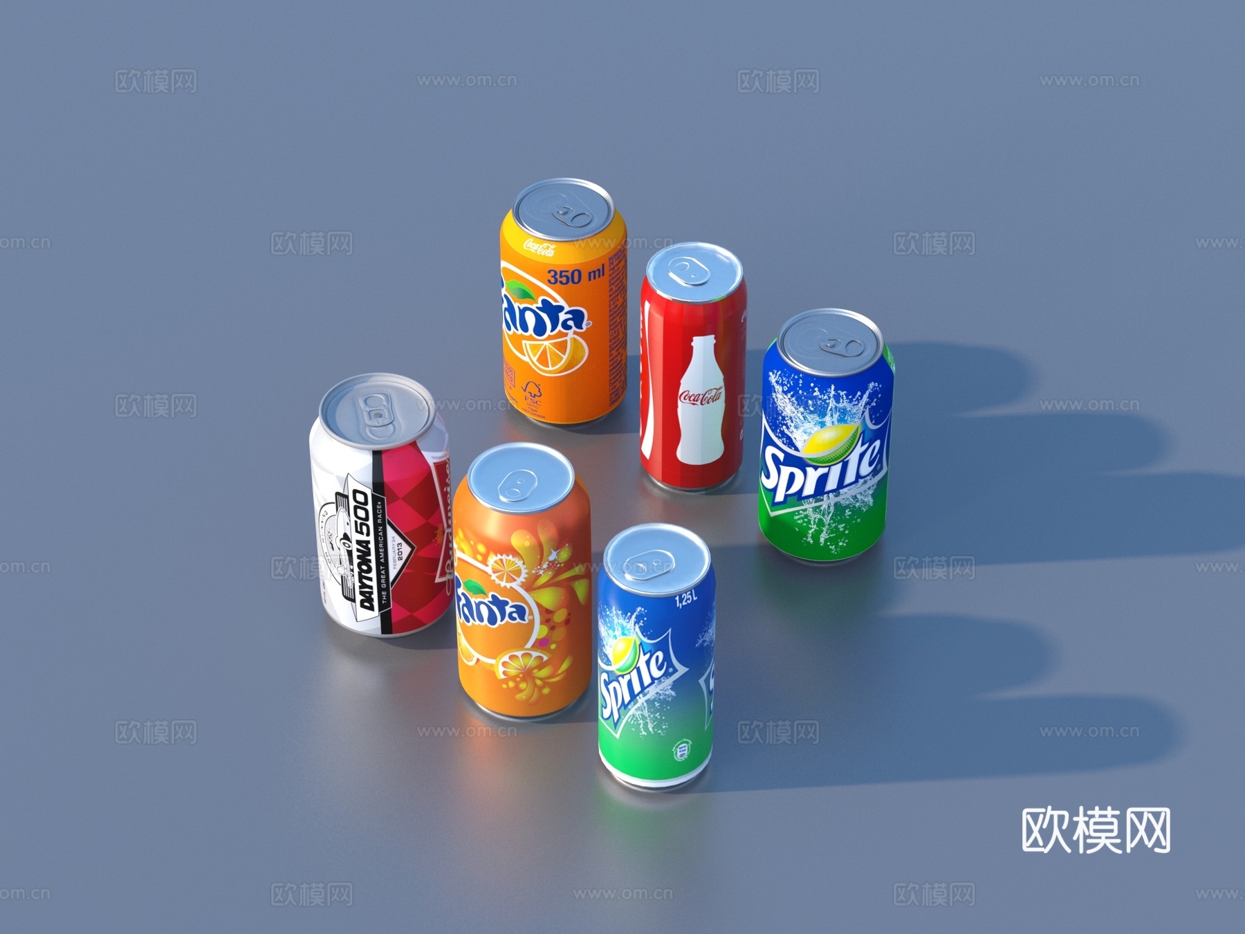饮料 易拉罐 汽水 可乐3d模型