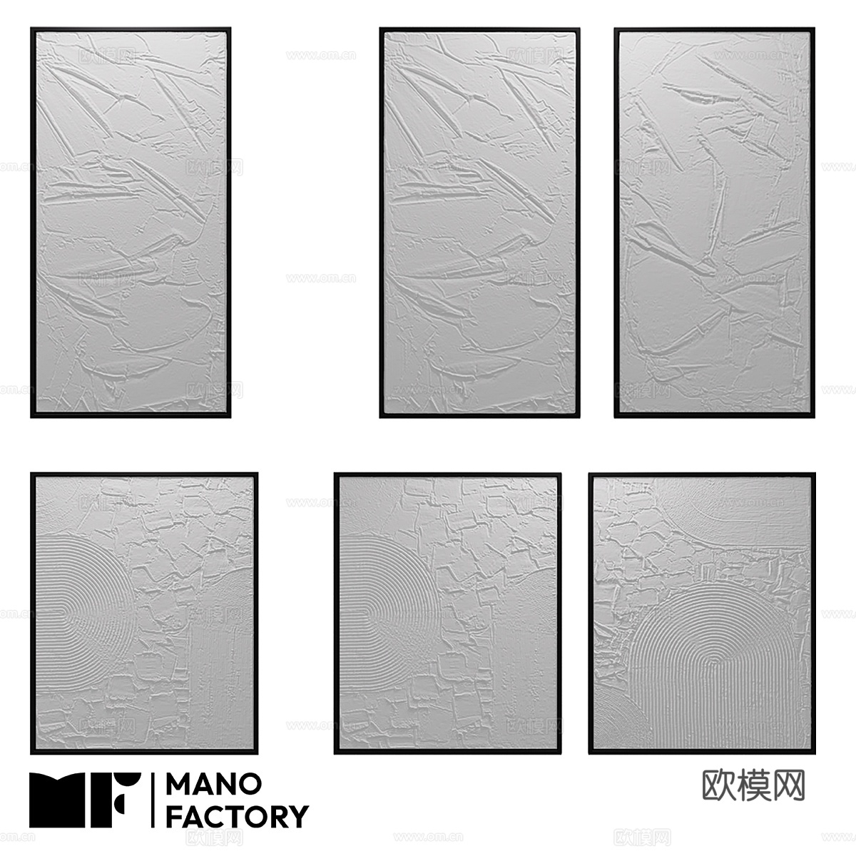 OM WHITE ART画作来自MANO FACTORY3d模型