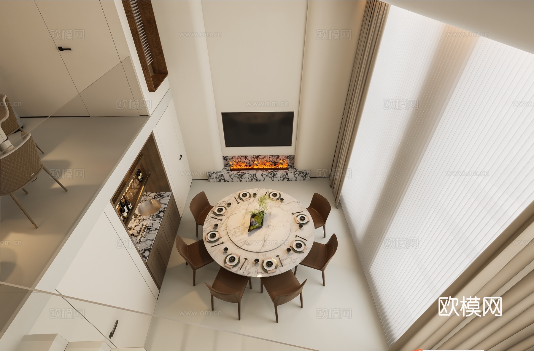 loft公寓酒店式公寓su模型
