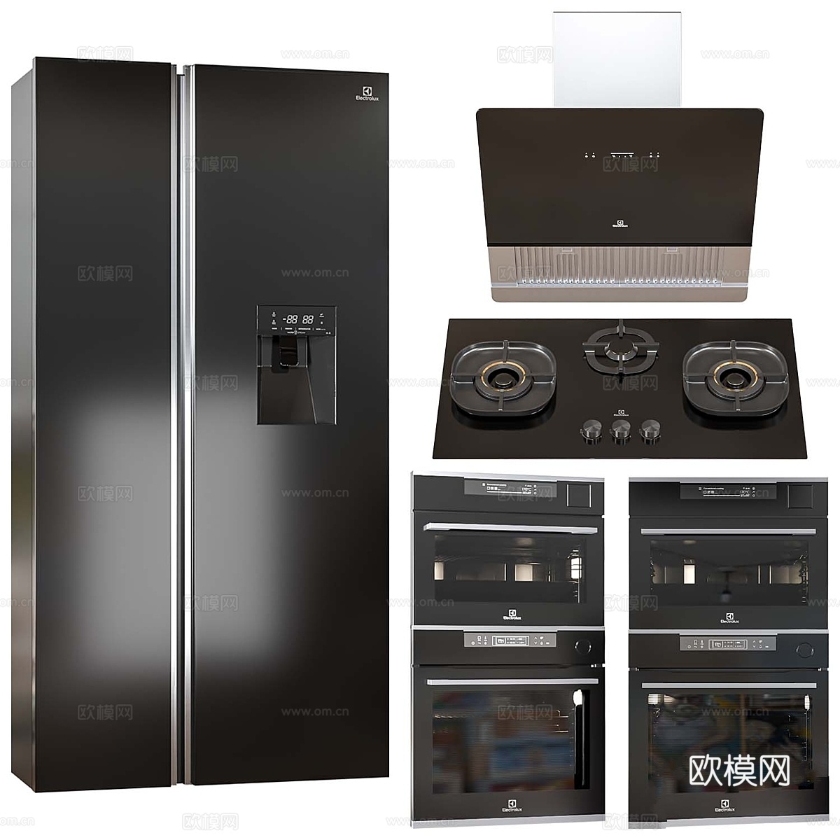 Electrolux家电套装3d模型