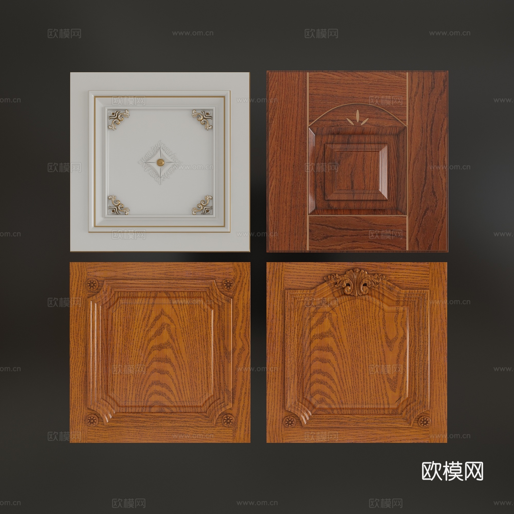 家具常用掩门3d模型
