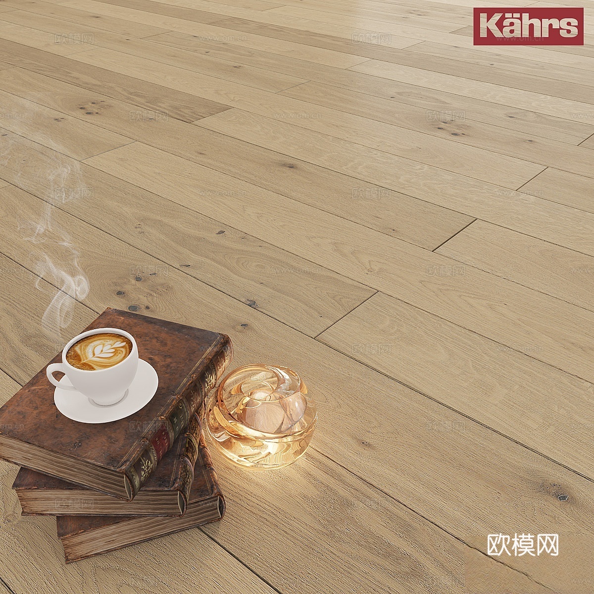 Kährs Oak Nouveau White3d模型