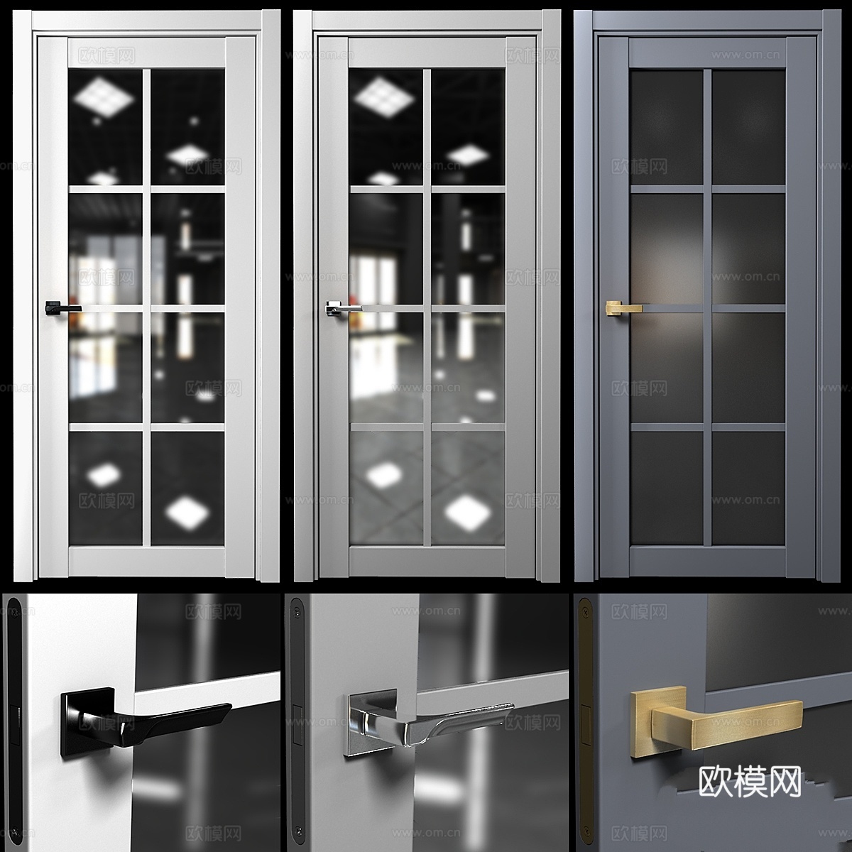 室内门 AurumDoors, Cobalt 223d模型