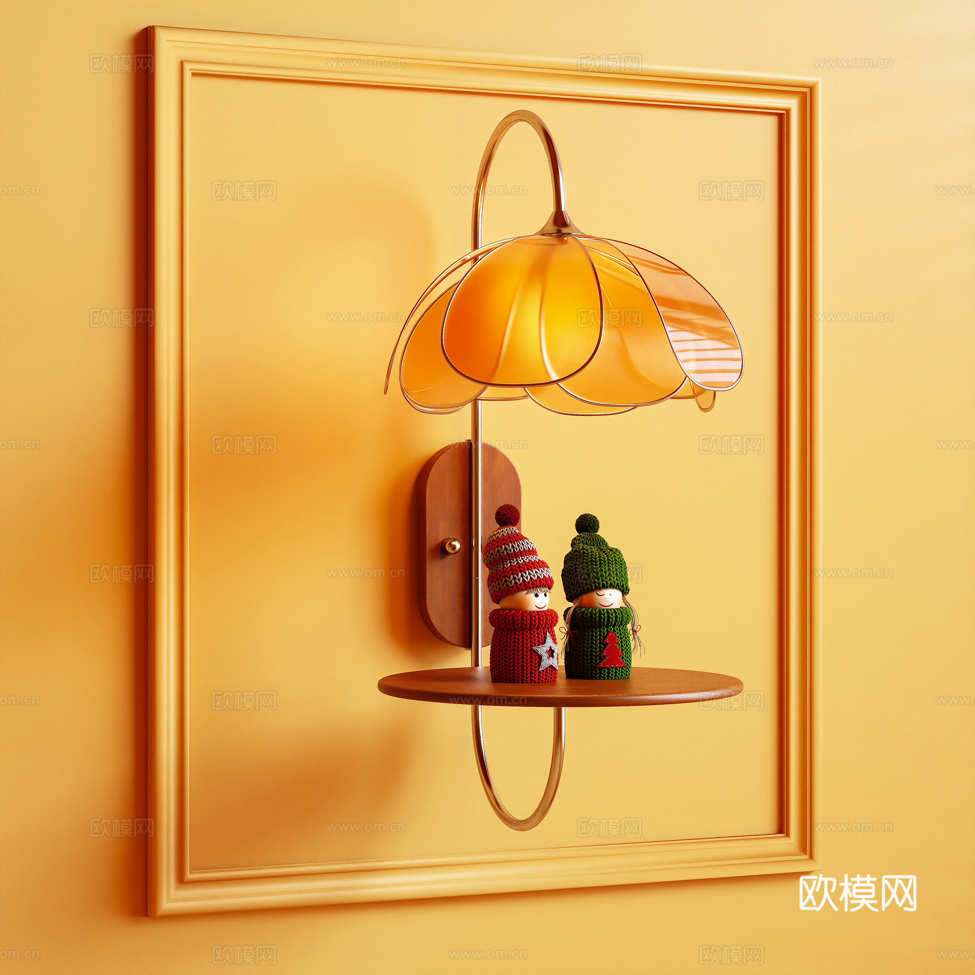 壁灯 装饰灯3d模型