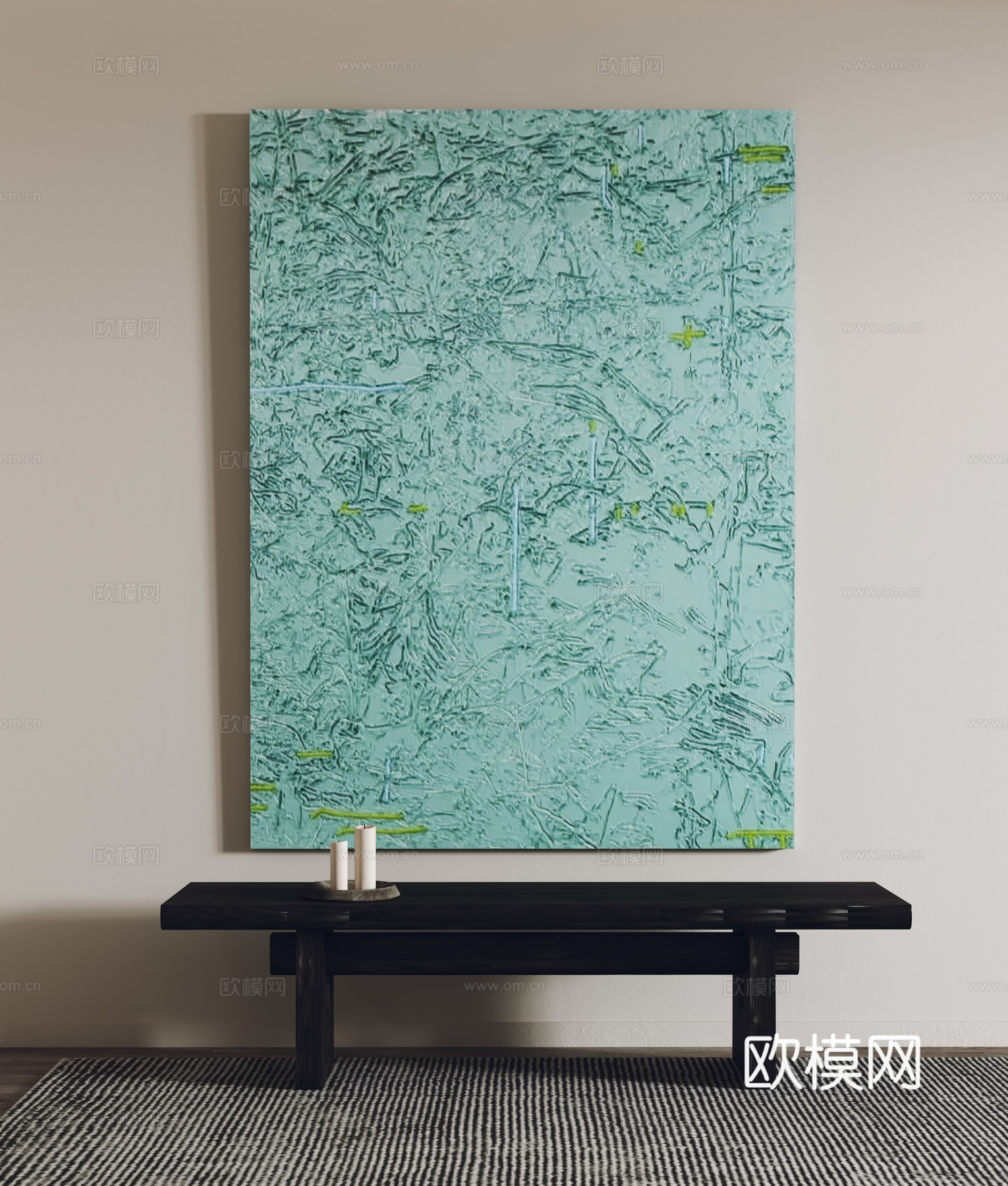 现代挂画 装饰画 客厅挂画 玄关挂画3d模型
