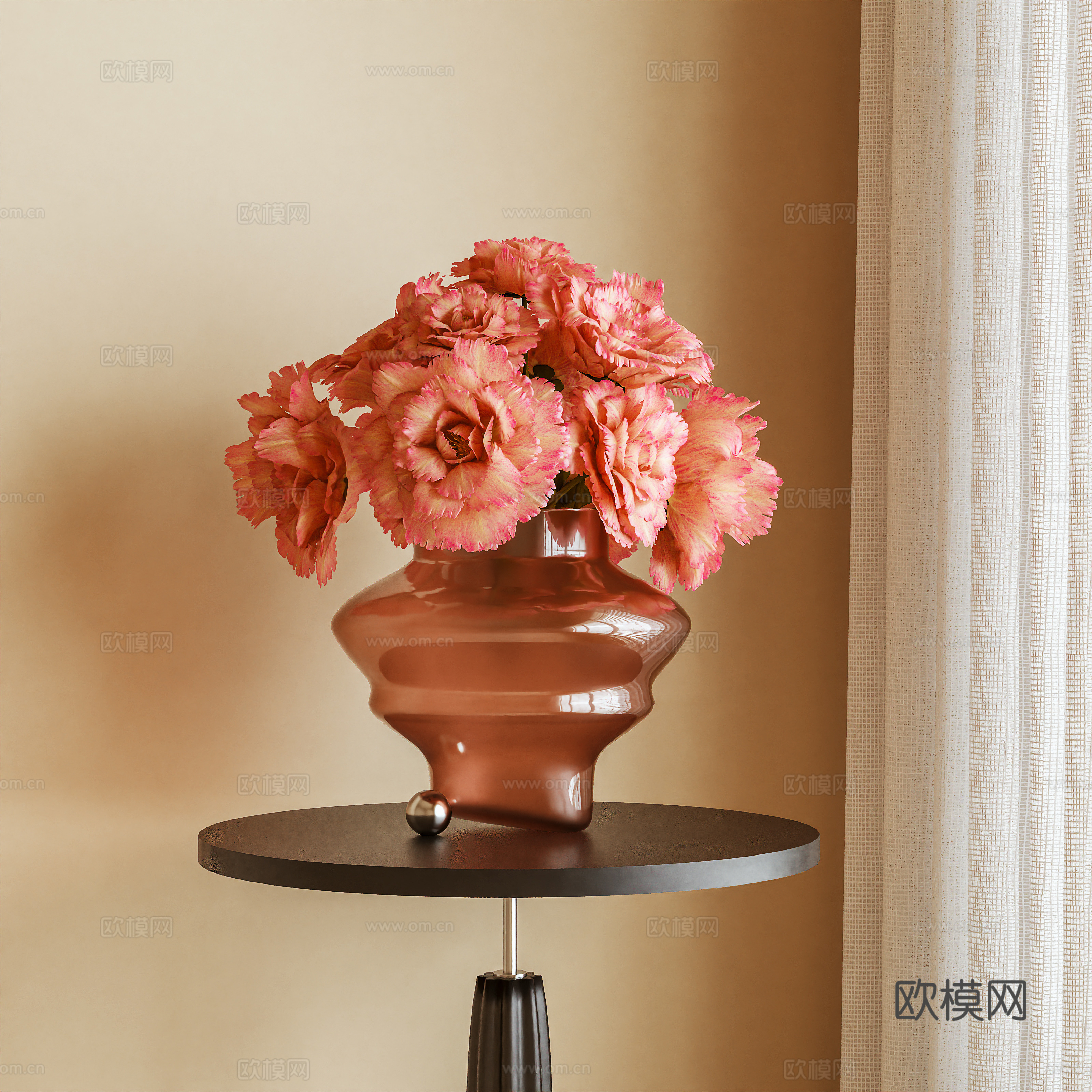花卉 插花3d模型