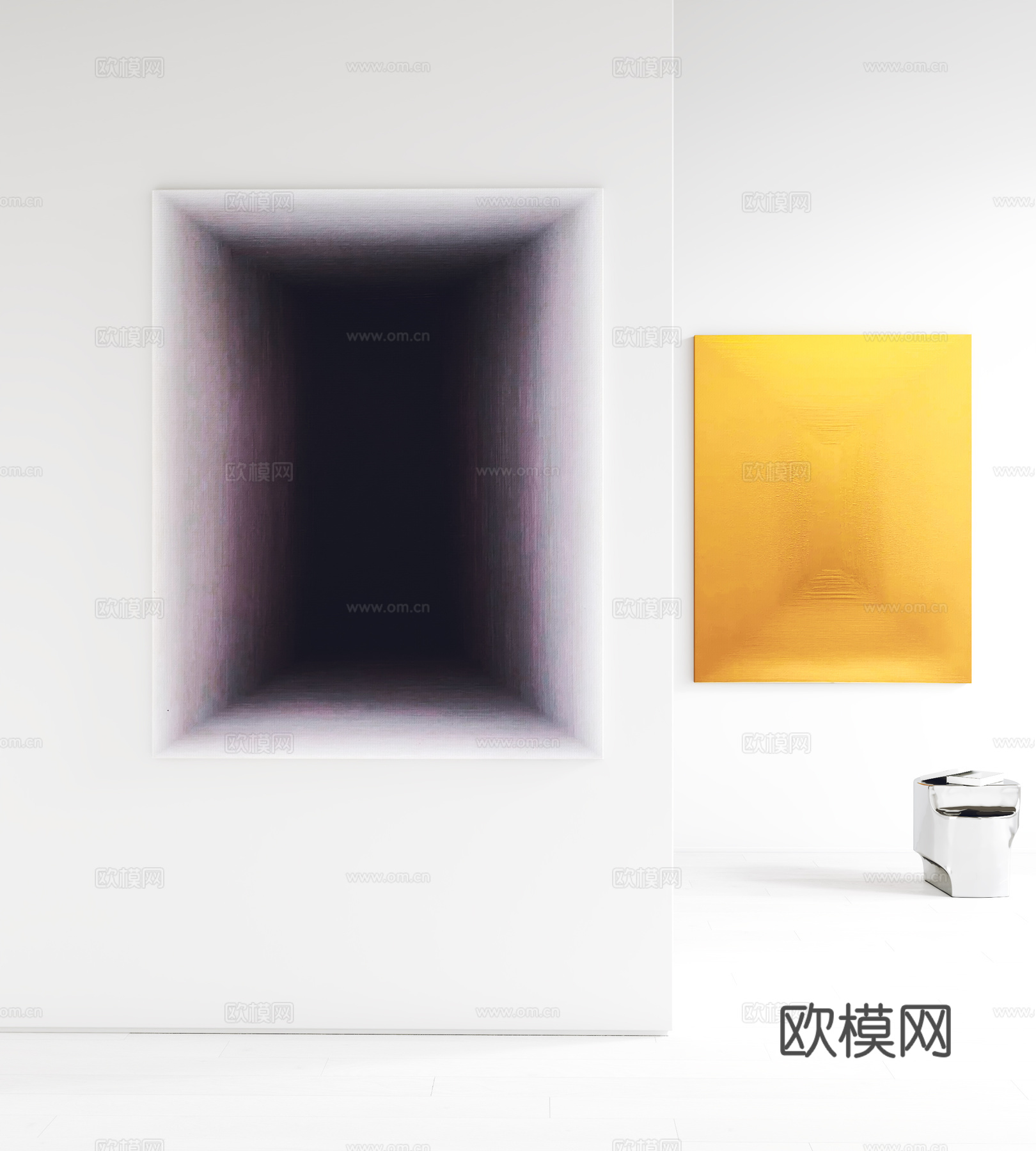 现代挂画 装饰画 客厅挂画 玄关挂画3d模型