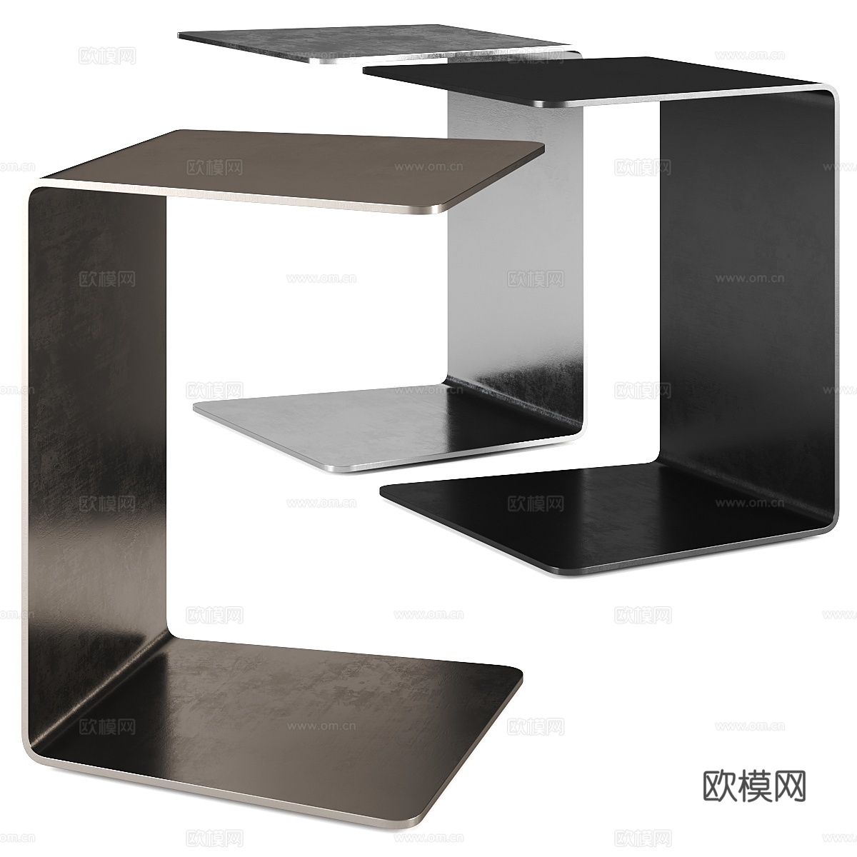 Loman 边桌 by Ditre Italia3d模型