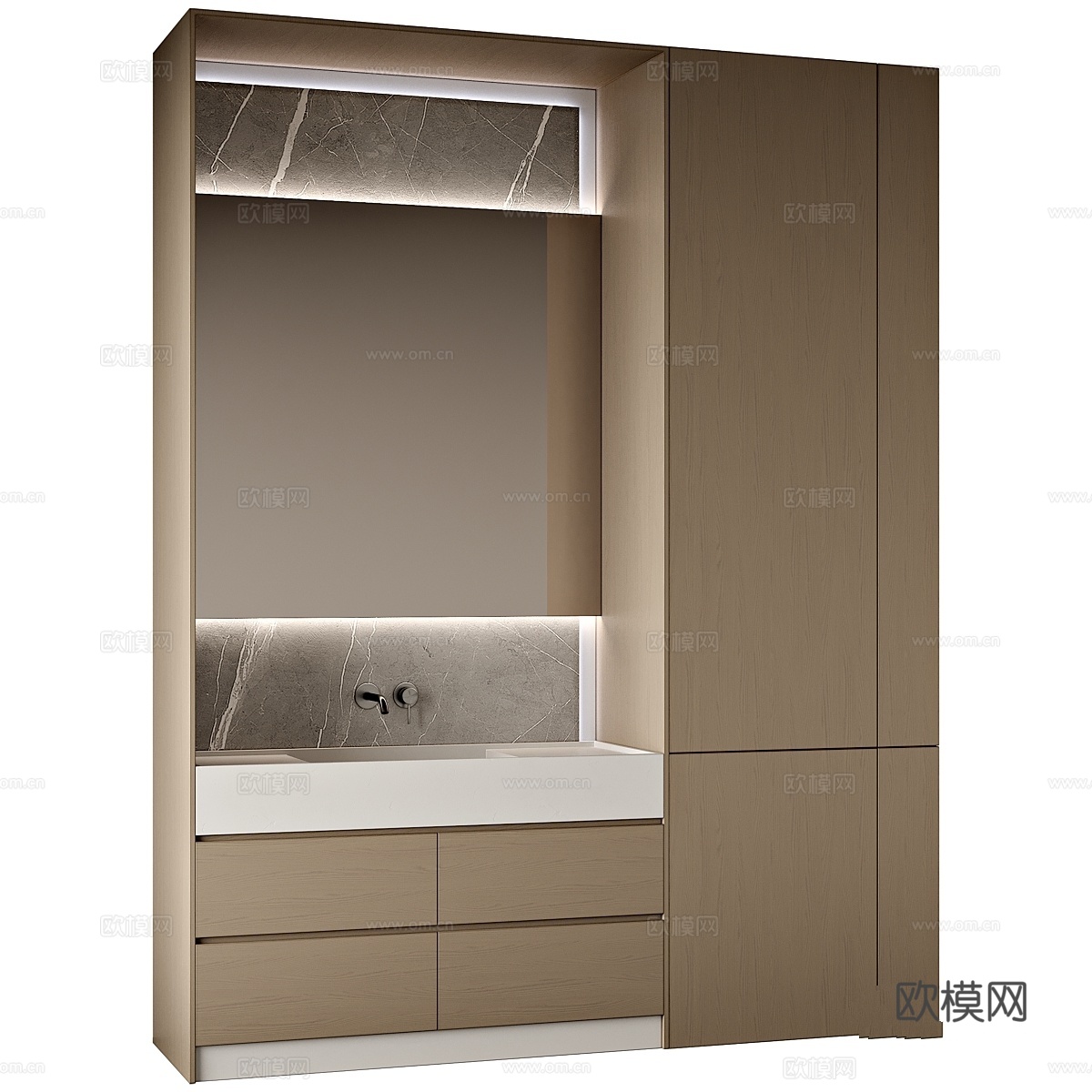 浴室家具 103d模型