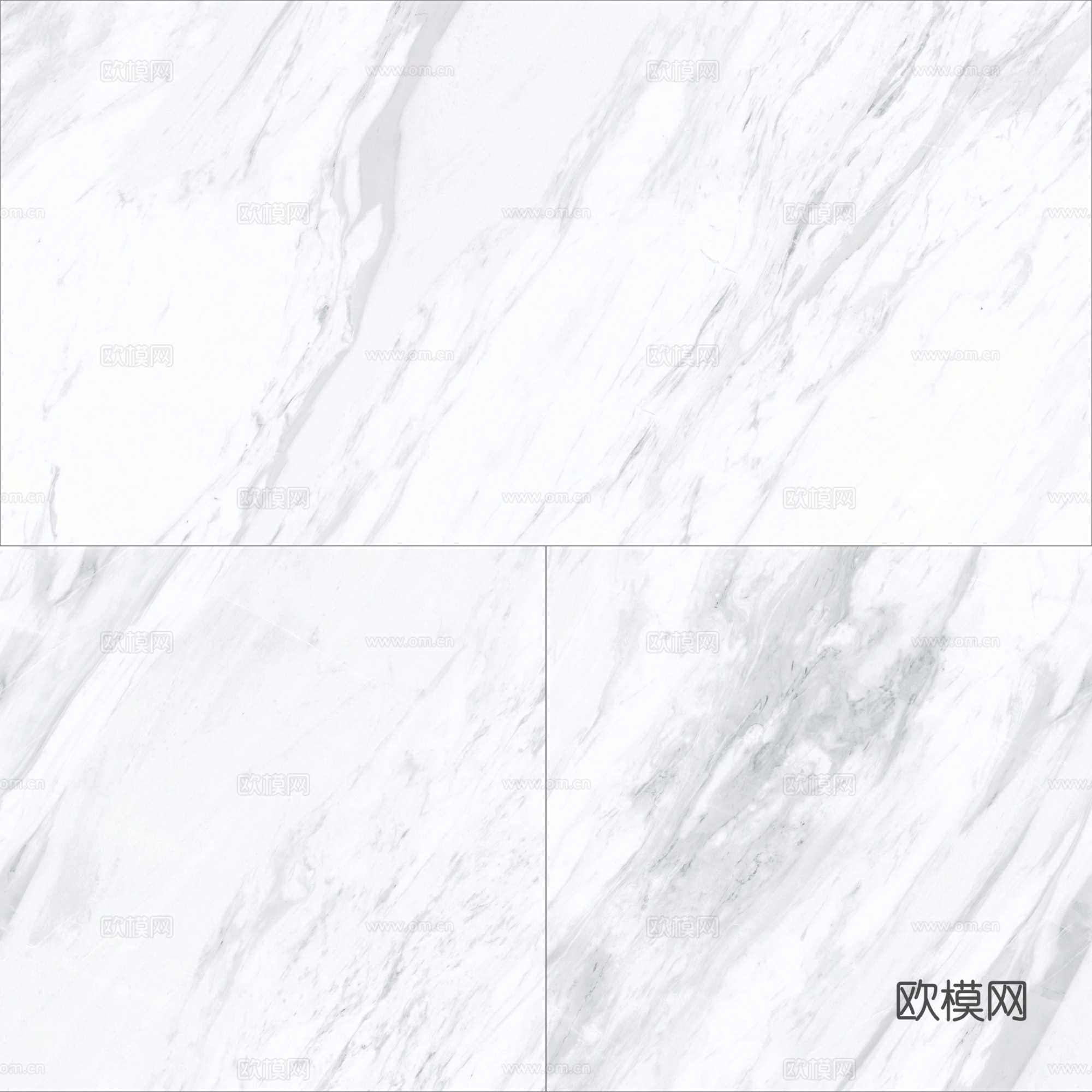 工字拼雅士白大理石瓷砖